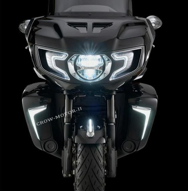 LED Turn Signal Lower Fairing Light For Indian Pursuit Dark Horse Challenger 20+