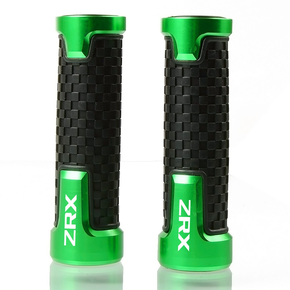 7/8” Handlebar Hand Grips Bar End Gel For Kawasaki ZRX ZRX1100 ZRX1200 R