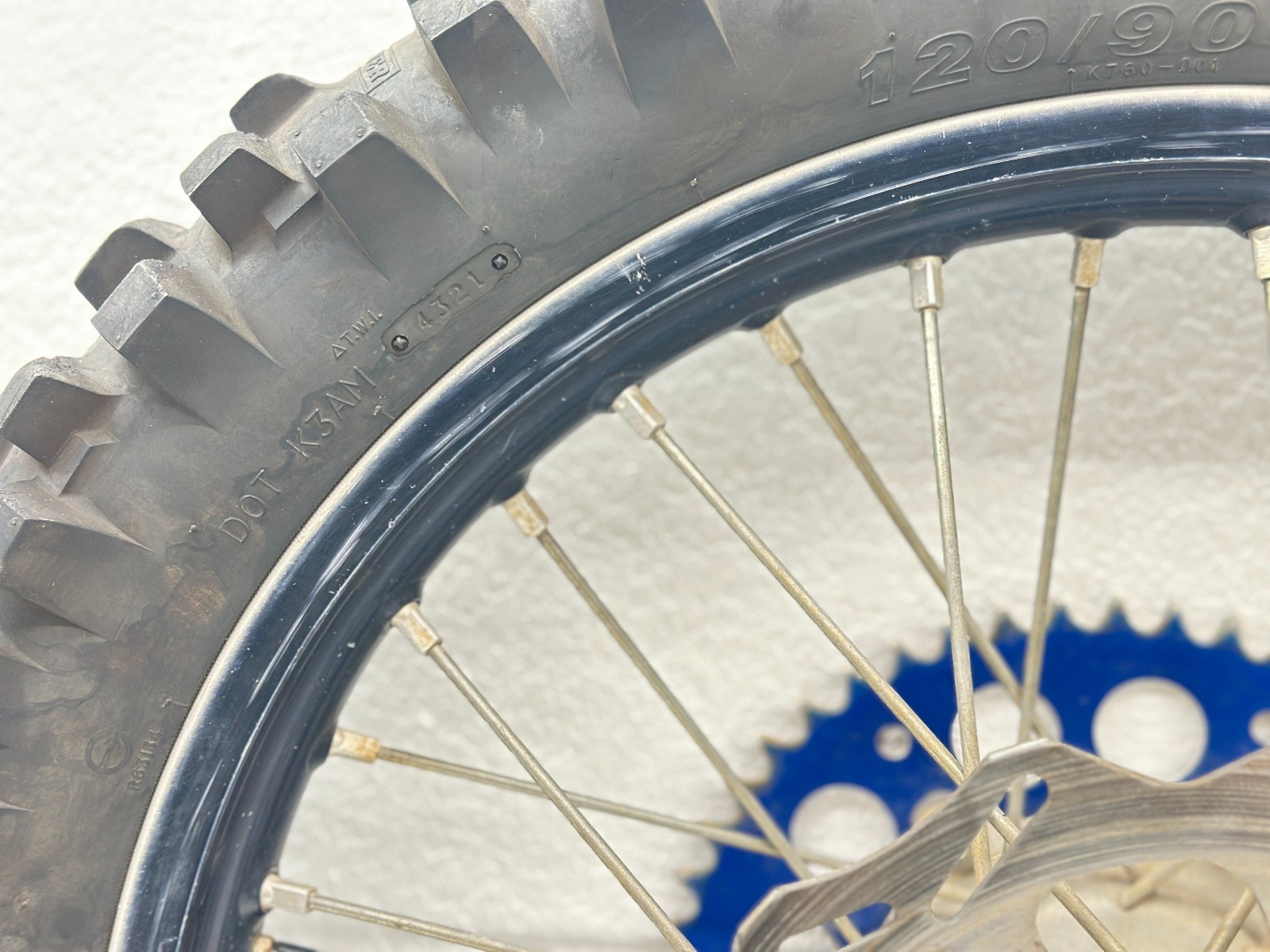2014-2018 Yamaha YZ250F Excel Wheel Set 21/19 Front Rear Rim Sprocket Hub ✅