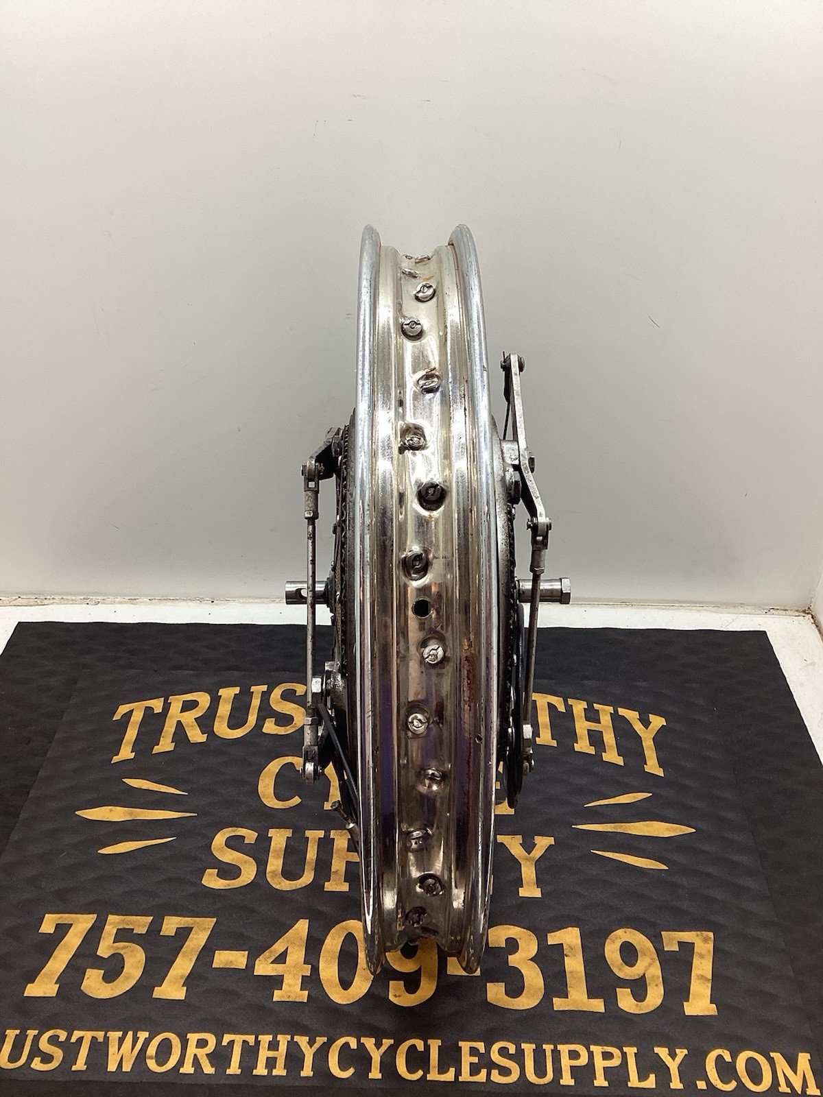 MAGNESIUM FONTANA DUAL LEADING SHOE FRONT DRUM BRAKE RACING BSA K KHK XL TRIUMPH
