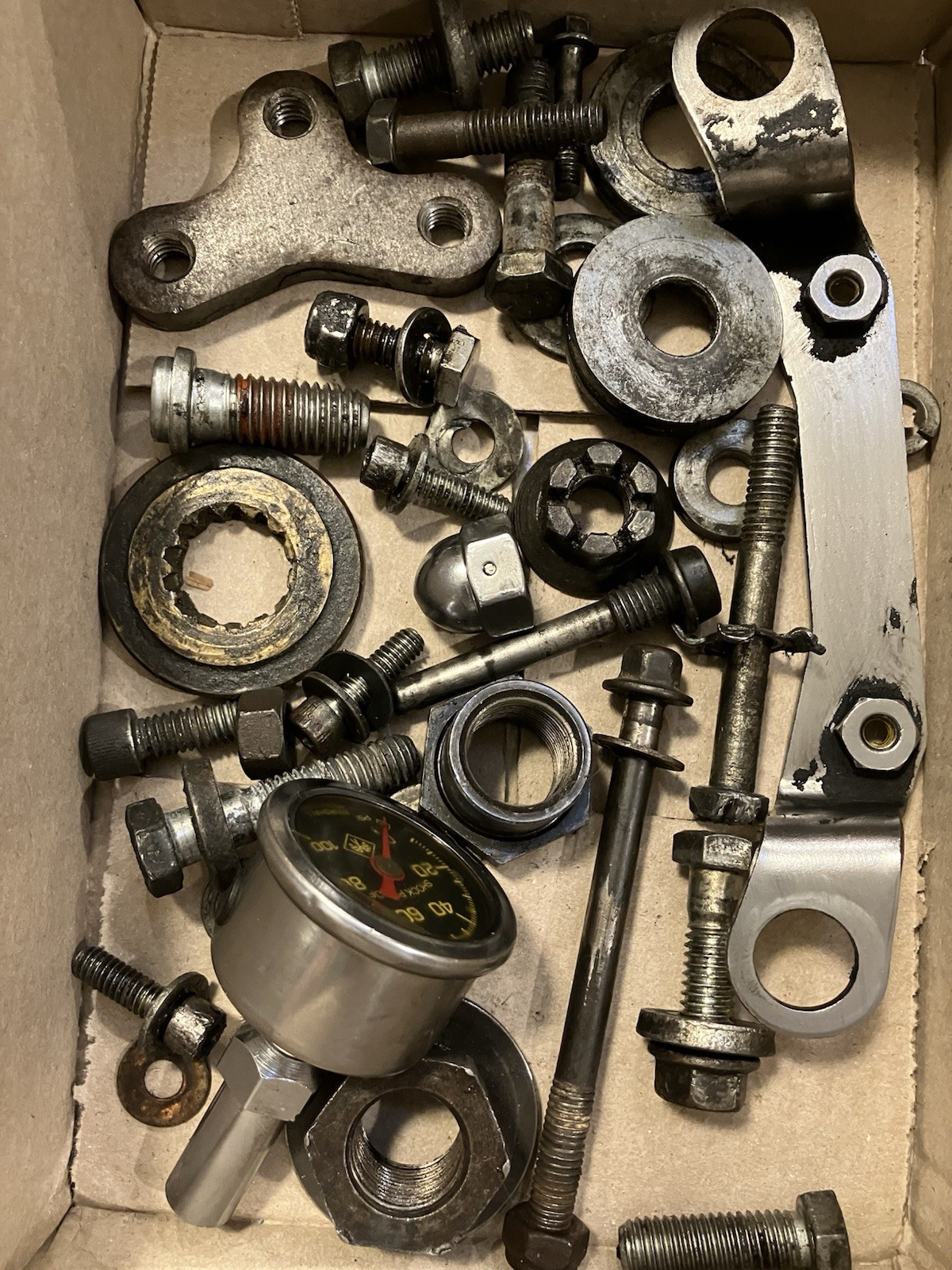 Harley 95 Dyna Miscellaneous Parts And Hardware. 5 Pounds Of Parts