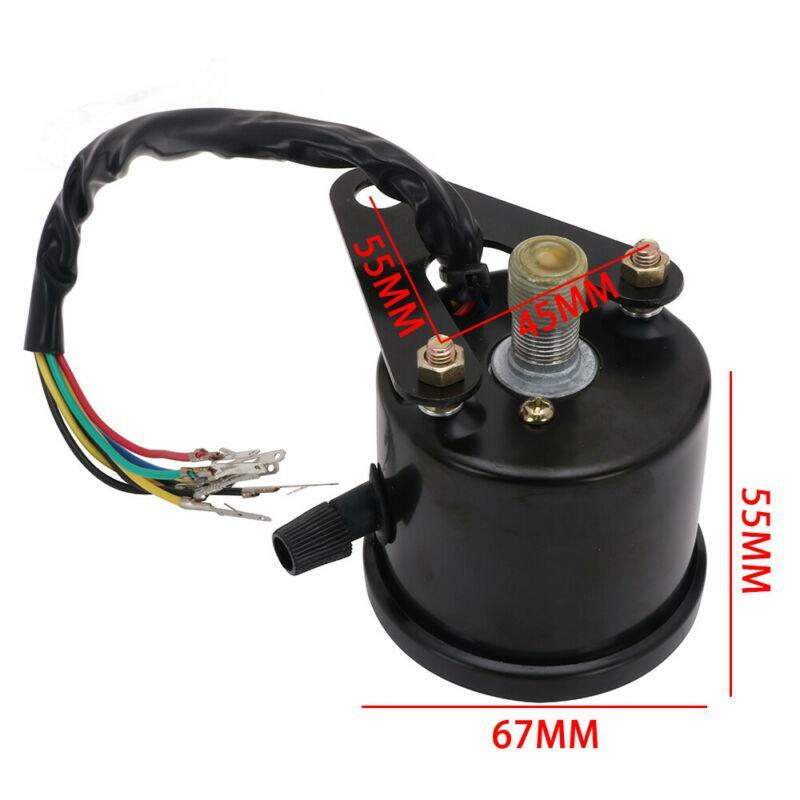 New 0-160 km/h LED Speedometer Odometer Meter Gauge DC 12V Universal Motorcycle
