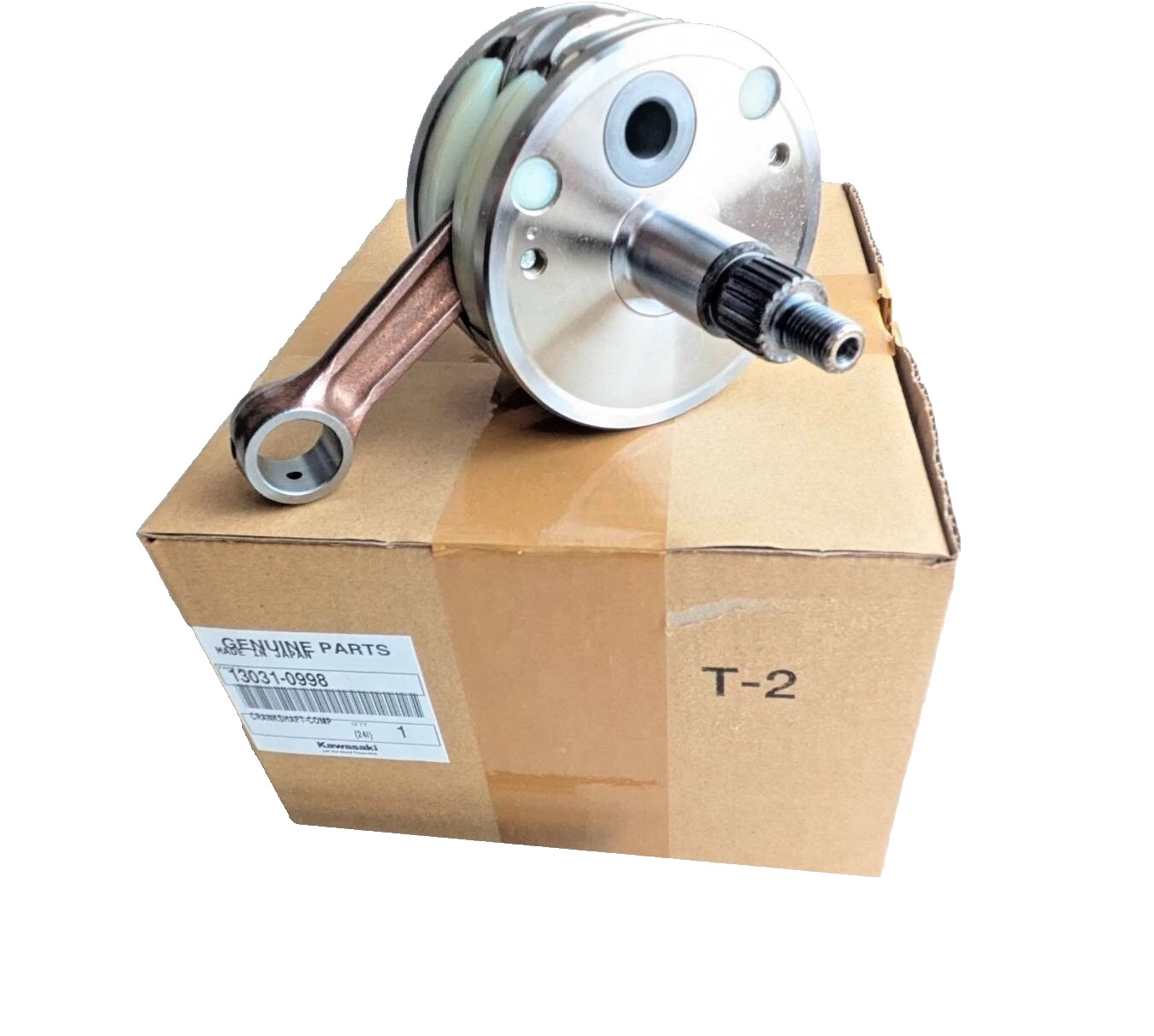 Kawasaki Genuine 2022-2025 KX112 CRANKSHAFT COMP 13031-0998 OEM