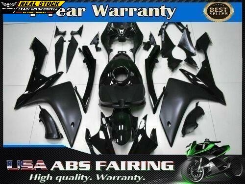 Glossy Matte Black Fairing Fit for Yamaha 2007 2008 YZF R1 Injection Kit NTF