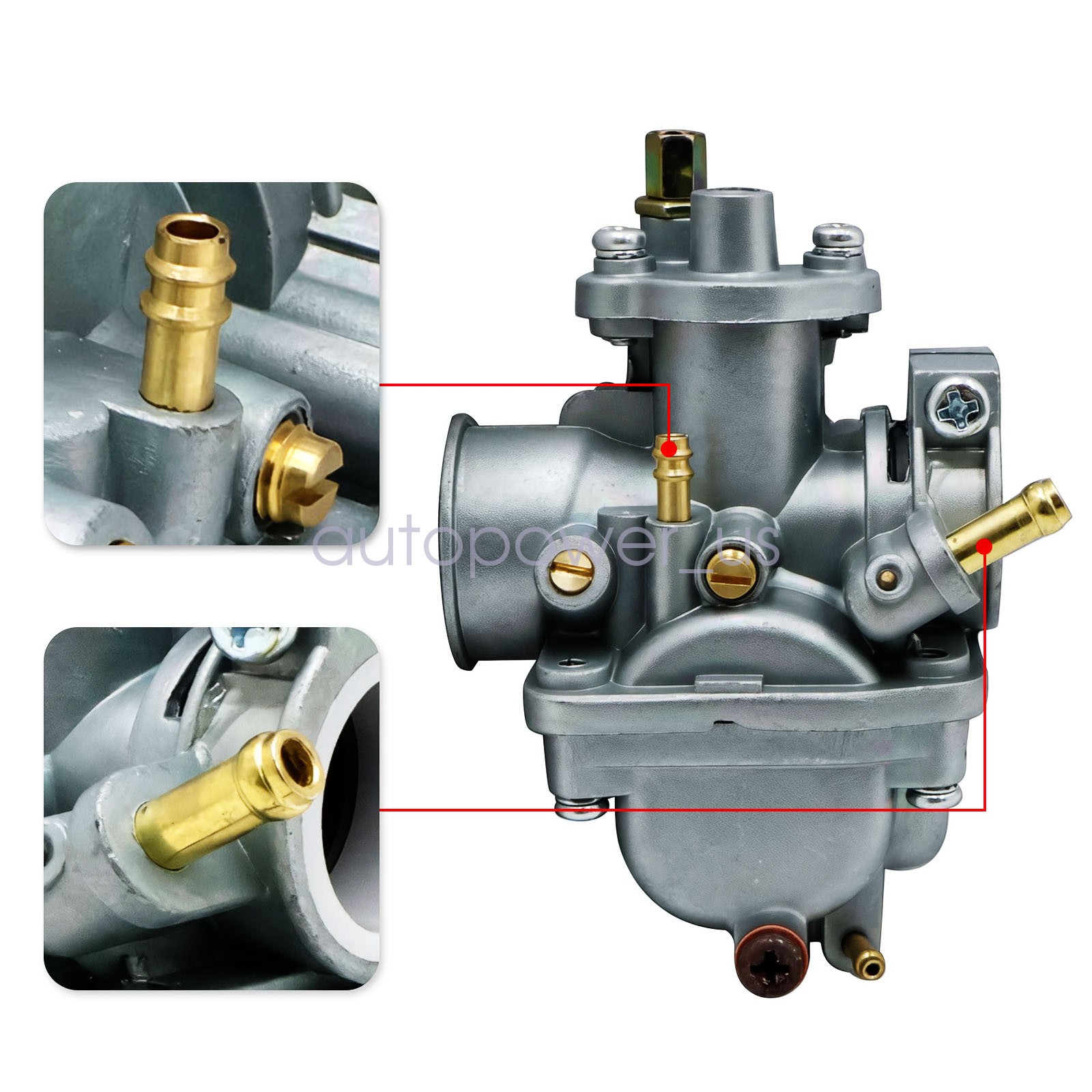 Brand New Fit For Yamaha Chappy LB50 LB80 Carburetor Assembly – Replacement
