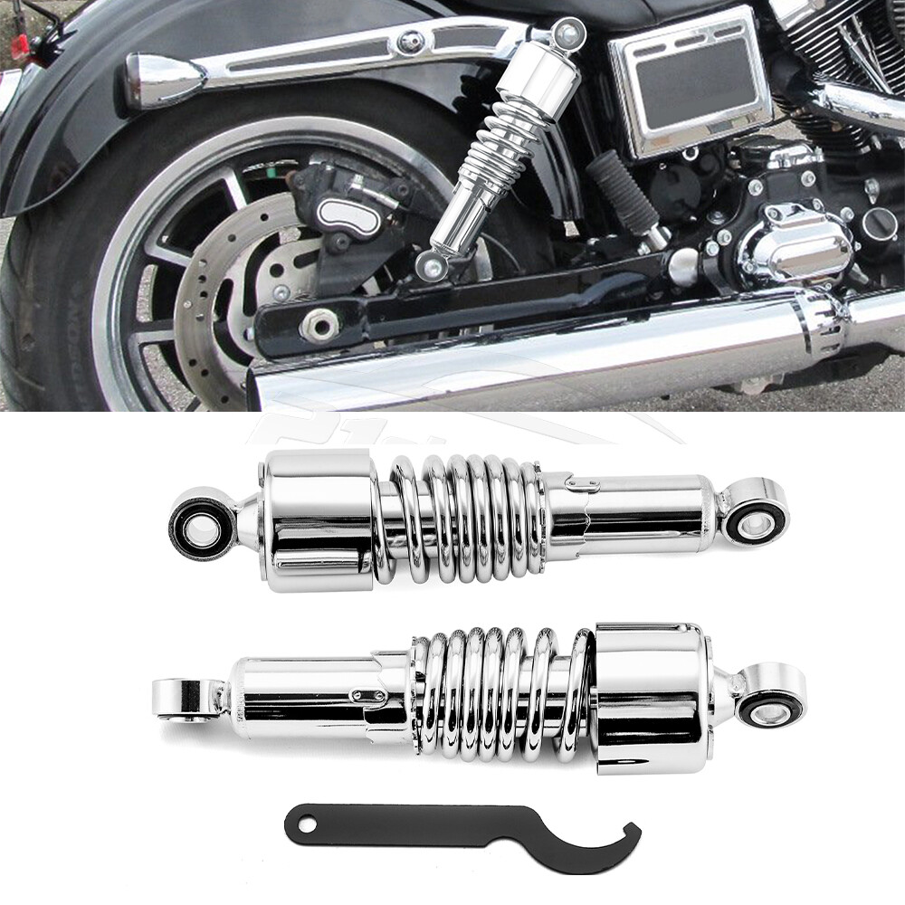 10.5″ Rear Shocks For Harley-Davidson Dyna Super Glide FXD Street Bob Low Rider