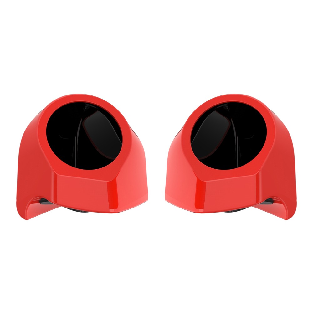 Advanblack 6.5 inches Speaker Pods PERFORMANCE ORANGE Fits Harley King Tour Pack
