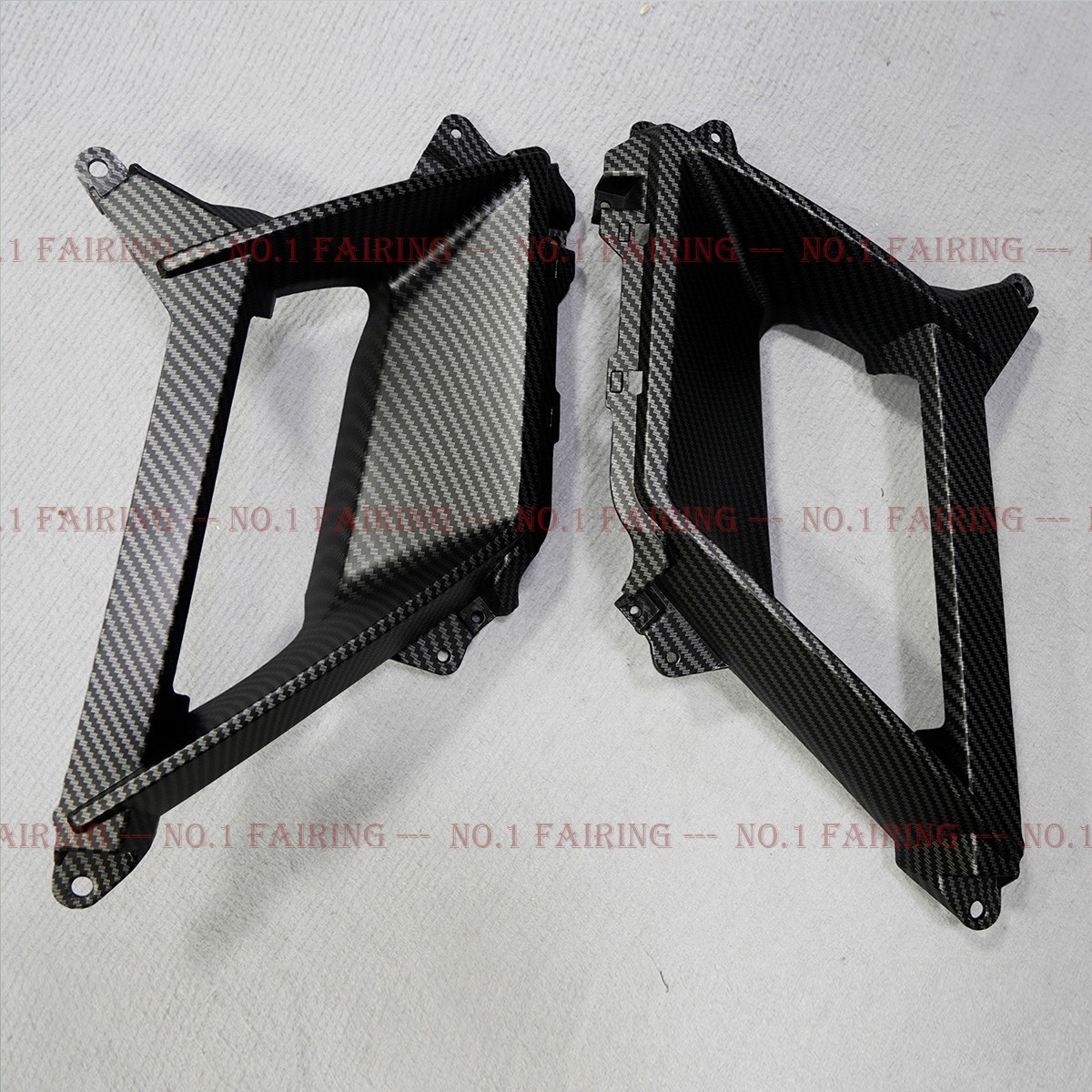 Flat Black Carbon Fiber ABS Fairings Kit For Kawasaki Ninja 650 2012-2015 ER6F