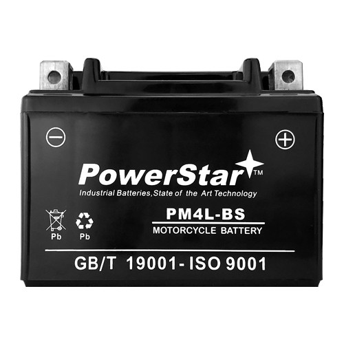 PowerStar SLA Motorcycle PowerSport Battery Replaces Continental CB4L-B