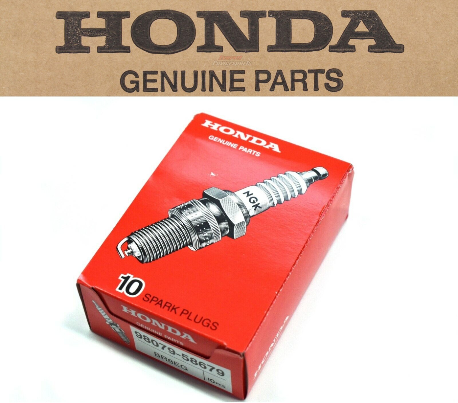 x10 NGK BR8EG Spark Plug 82-04 CR250R CR500R 82-83 CR480R 10 Pack Honda OEM#B224