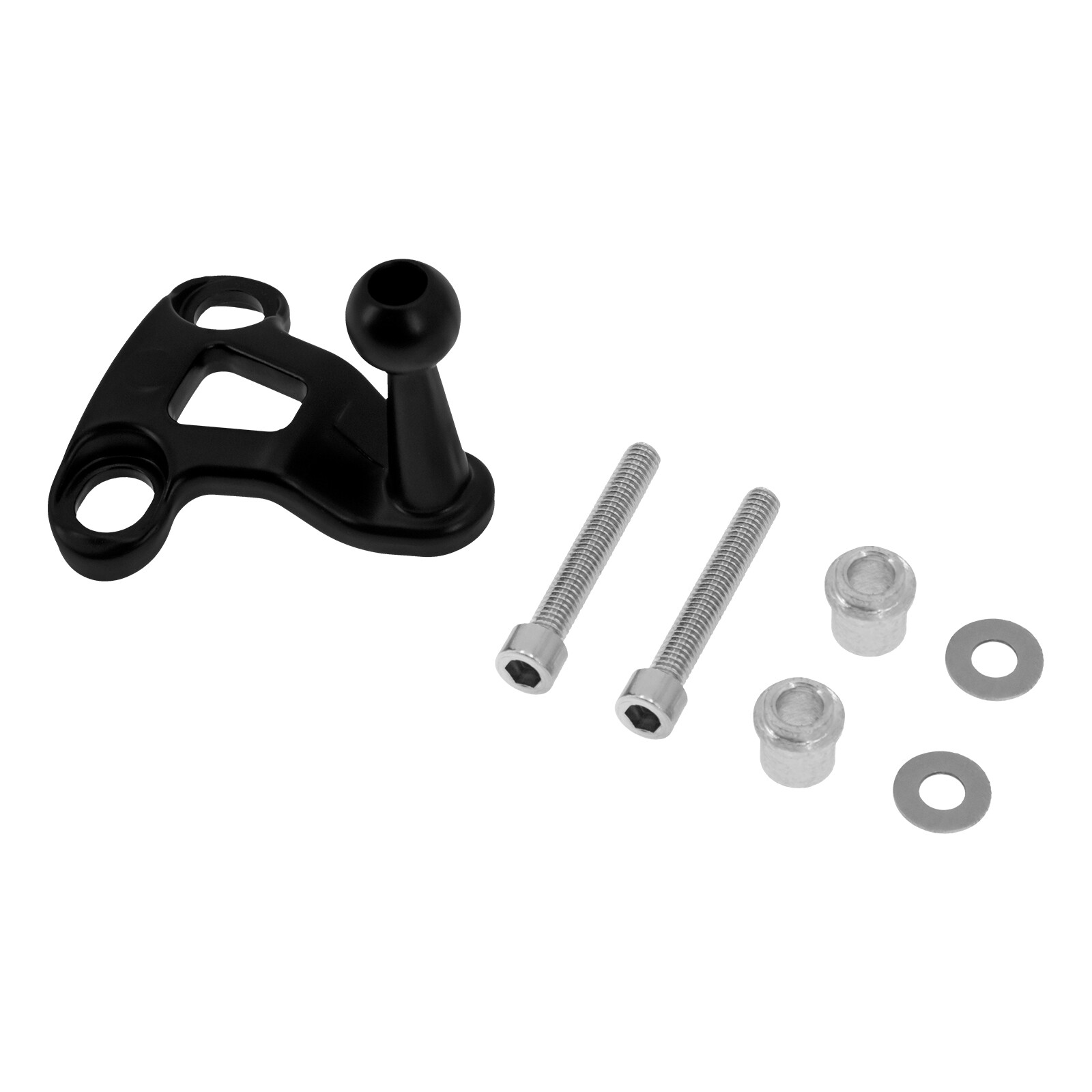 Handlebar Cell Phone Holder Mount Kit GPS MP3 Bracket Fit For Harley Dyna FXDF