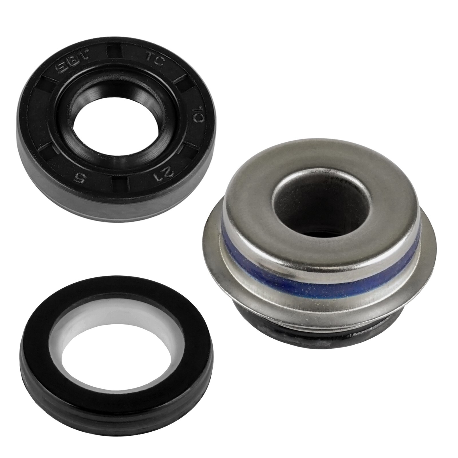 Water Pump Seal Mechanical w/ Oil Seal for Suzuki RM125 1981-1985/ RM250 1982-85