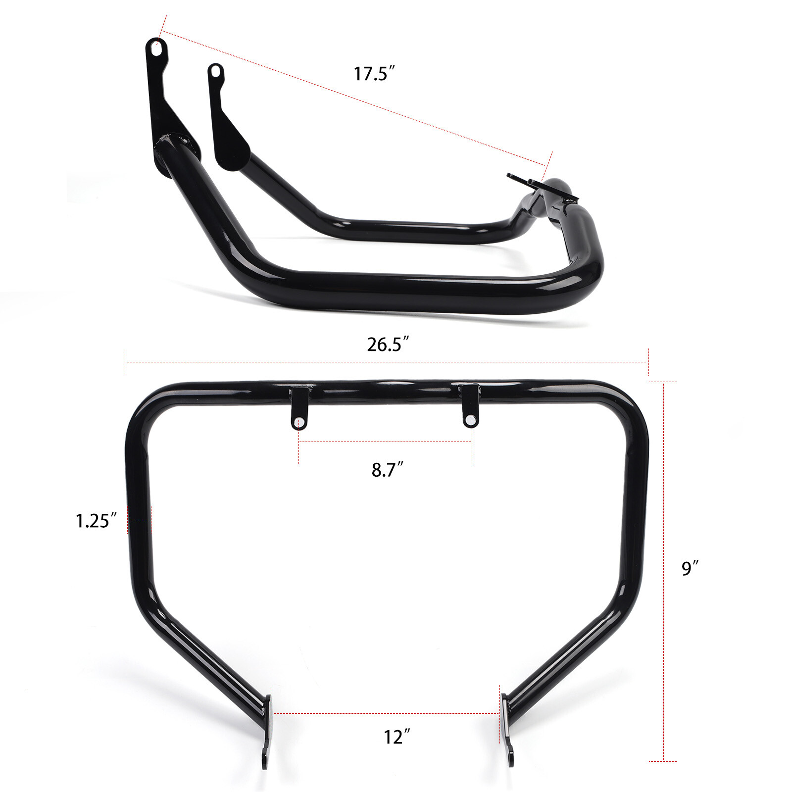 Highway Engine Guard Crash Bar Fit For Harley Nightster RH975 2022-2025 Black