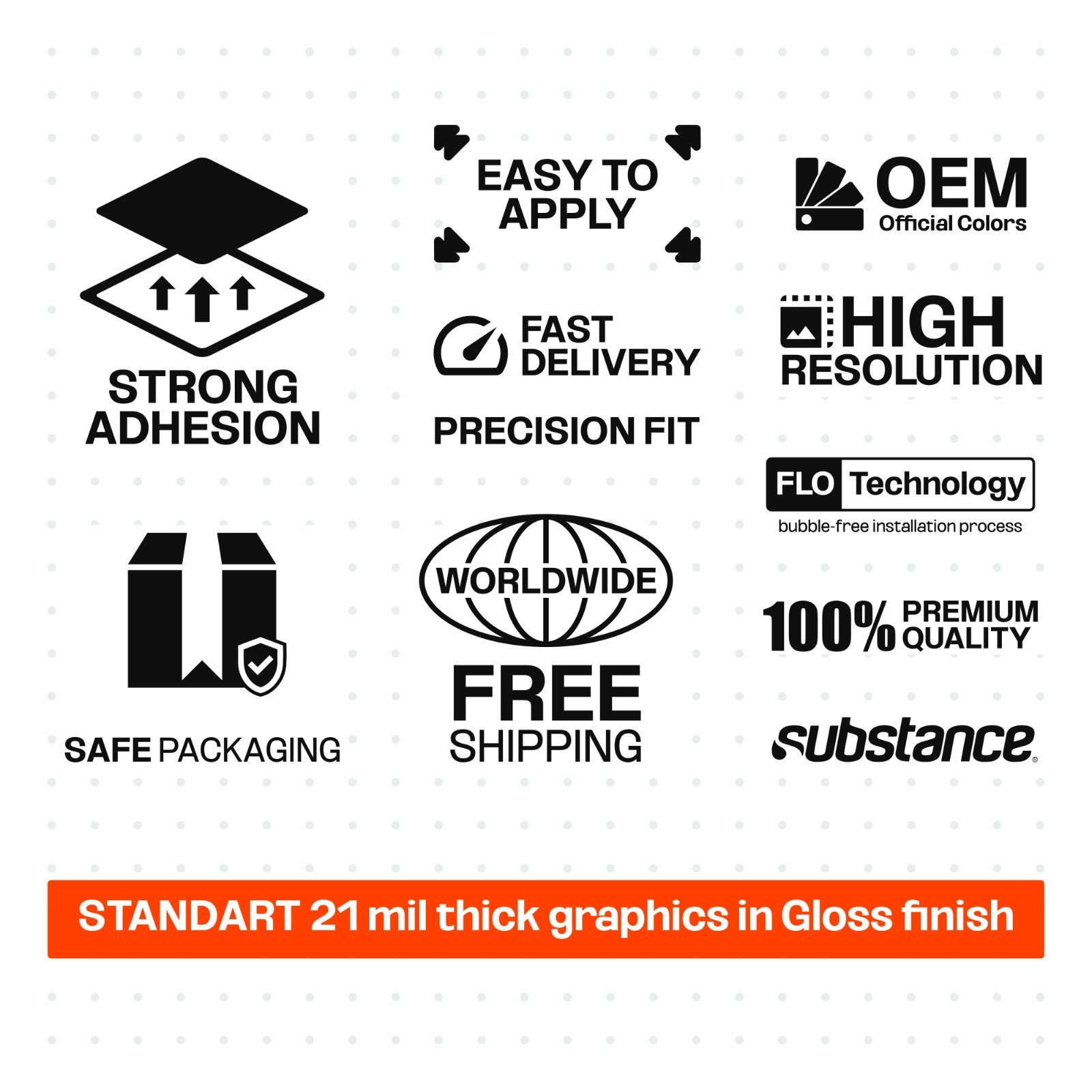 Graphics Kit fits Husqvarna TE 610 2005 2006 2007 2008 2009 2010 Decal Stickers