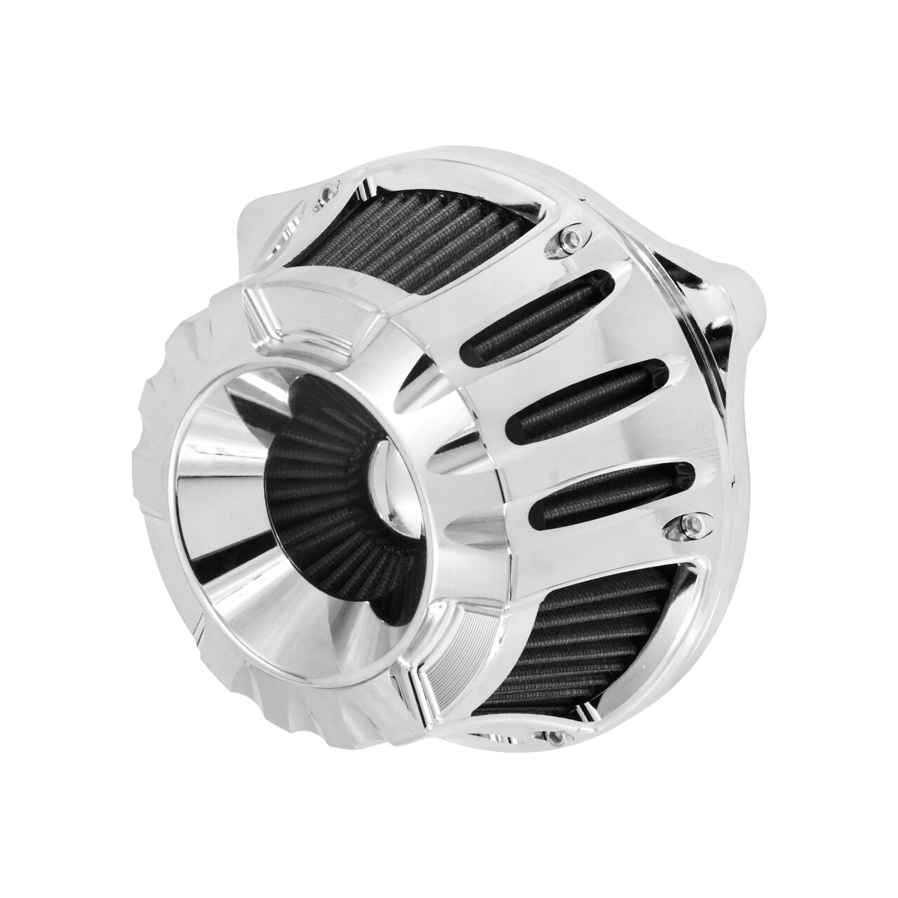 Chrome Inverted Air Filter Cleaner For Harley Touring Electra Glide Ultra 08-16