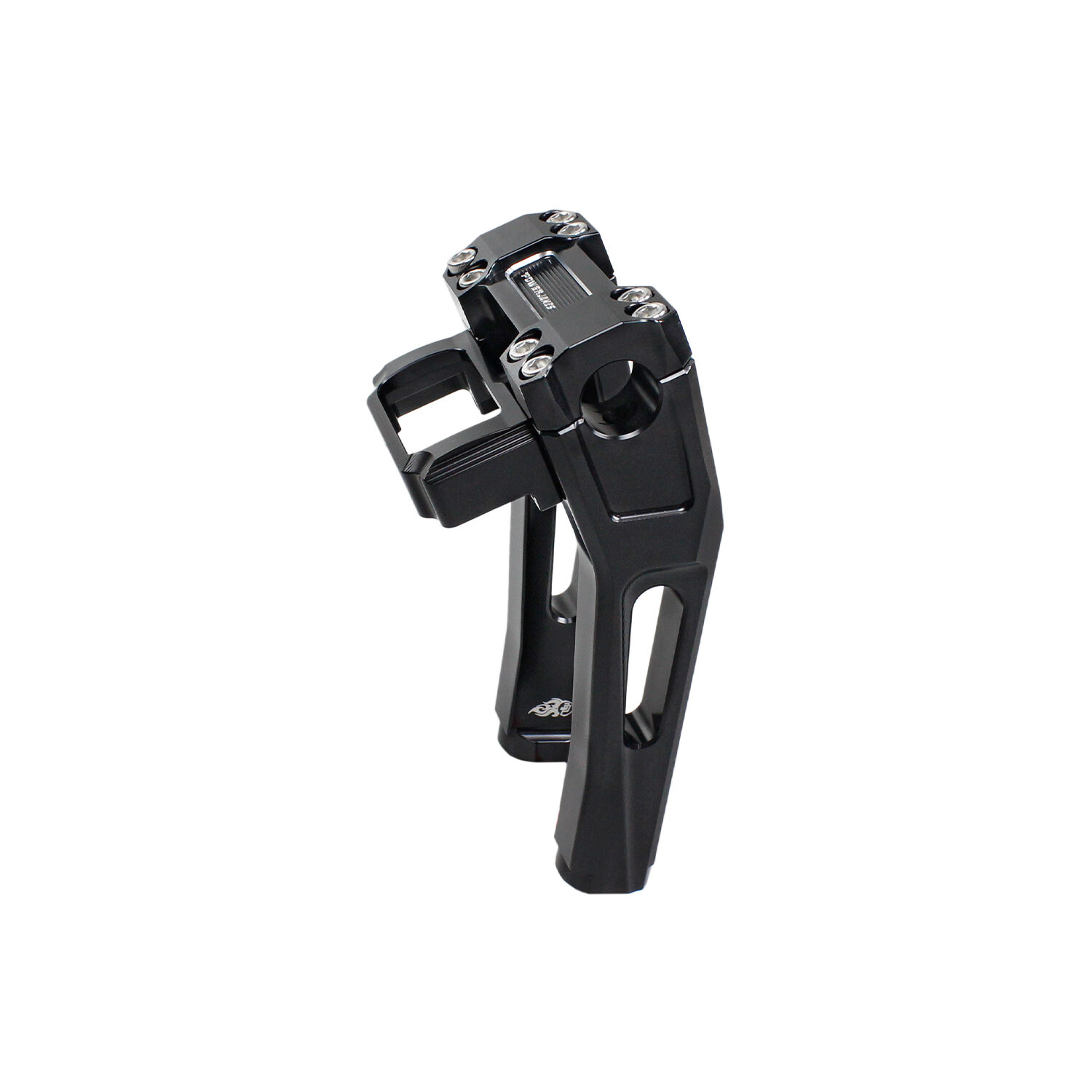 8.0″ Black Pullback 1.0″ Handlebar Risers Clamp for Harley FXD FLHR FXLRST FXBBS
