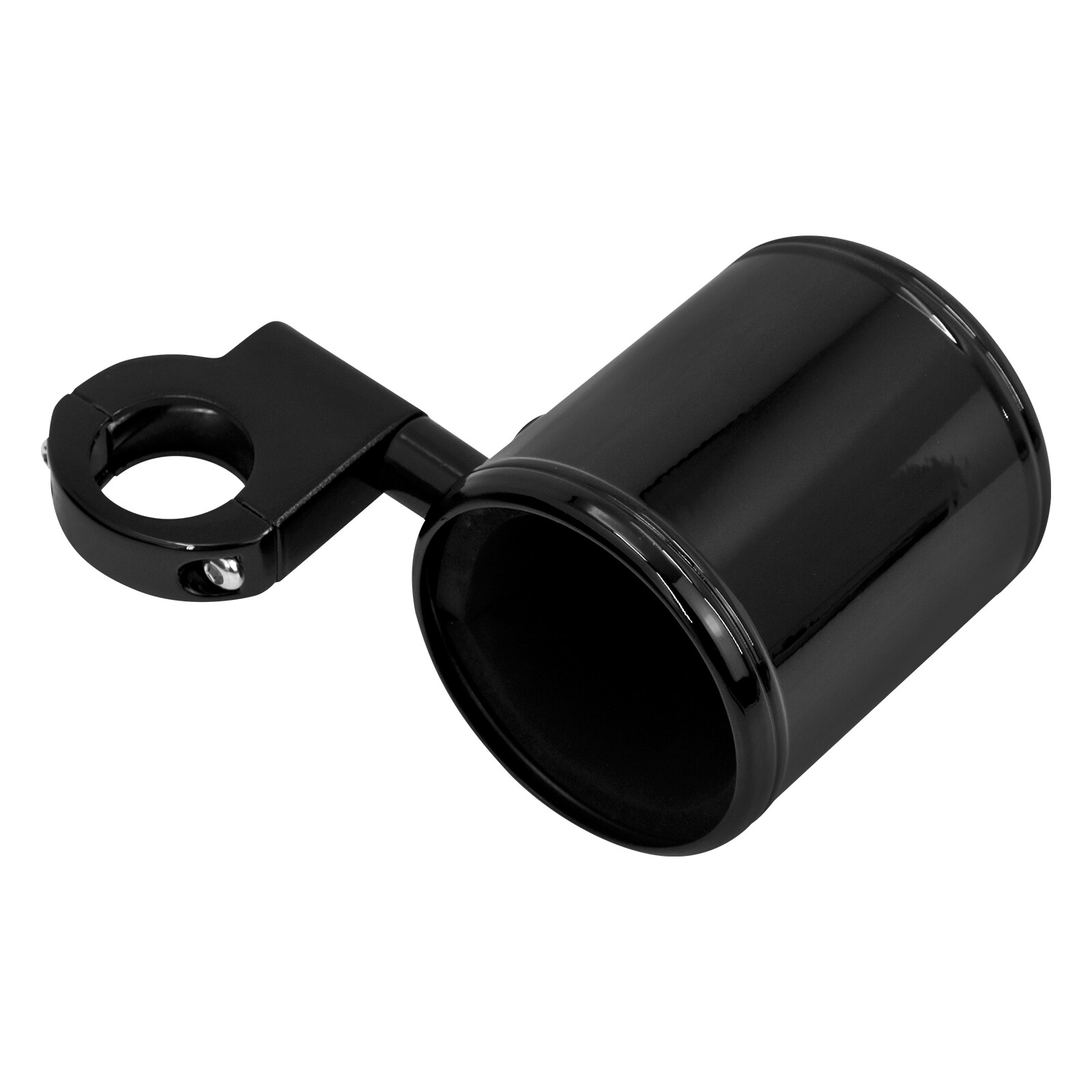 Black Motorcycle Cup Holder Handlebar Drink Bottle Holder For Harley Universal