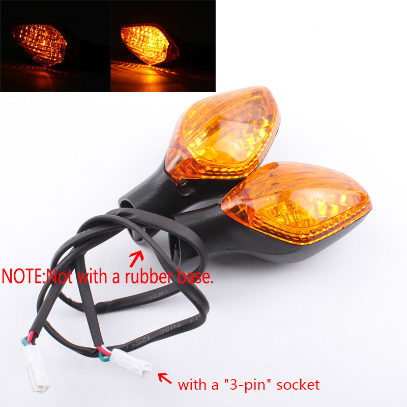 1 pair X Front TURN SIGNAL For HONDA CB500X ABS 2013/14/15/16/17/18 Yellow