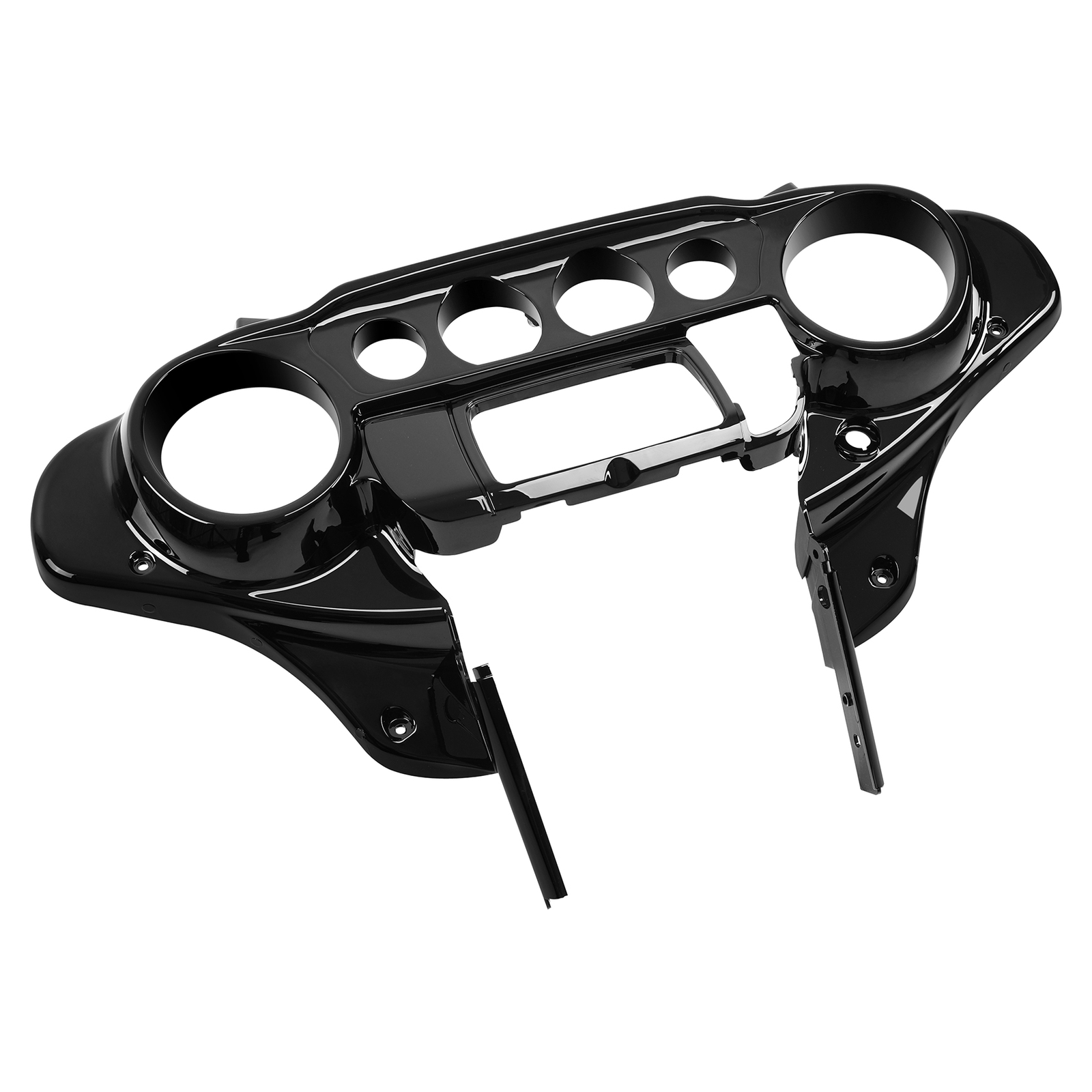 Vivid Black Batwing Inner Fairing Fit For Harley Touring Street Glide 2014-2024