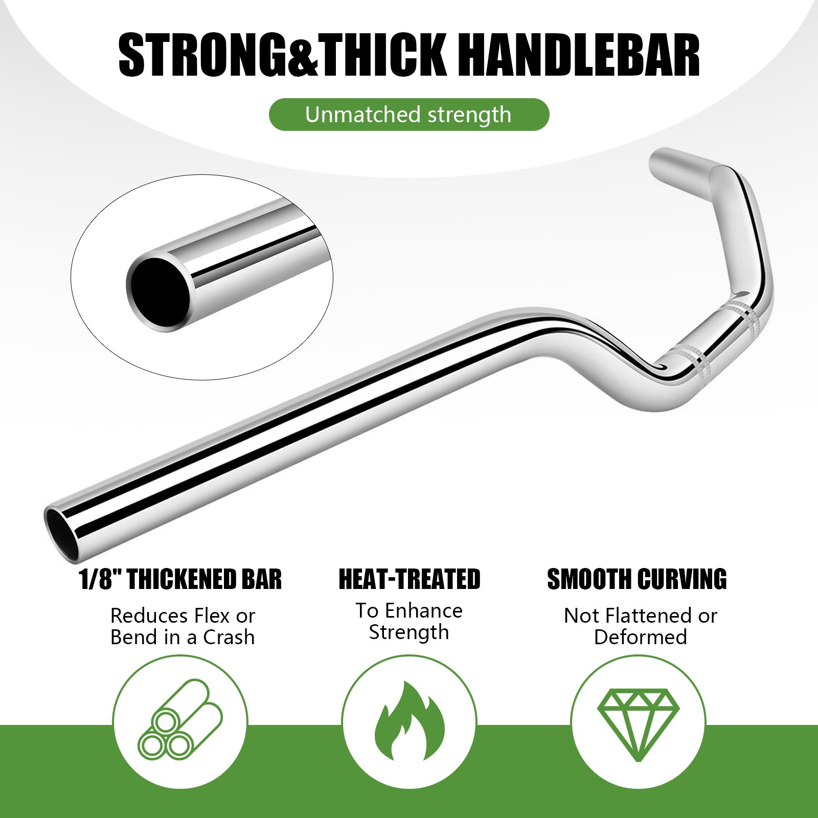 Motorcycle 1″ 25mm Handlebar Tracker Drag Bar For Harley Dyna Sportster Bobber