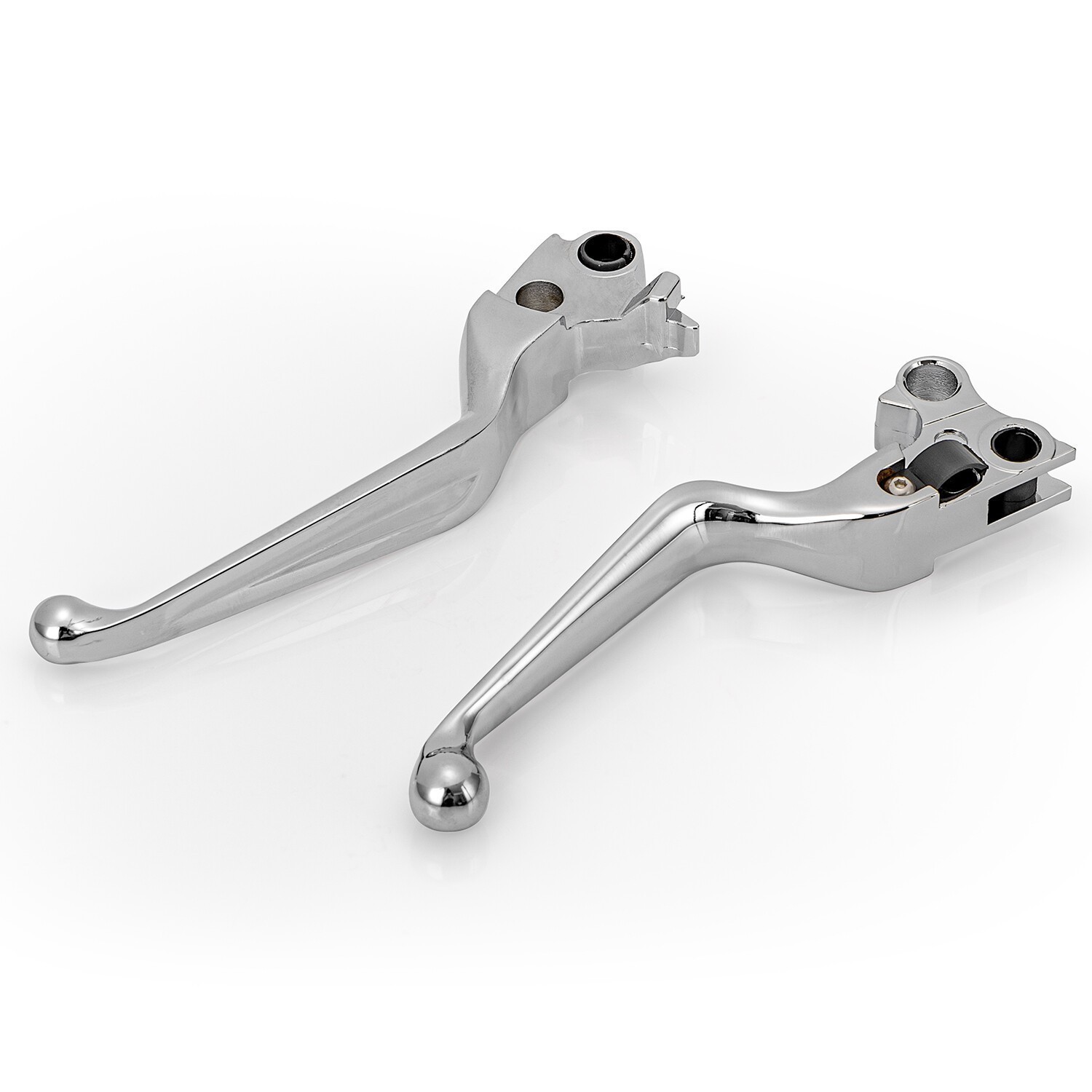 Pair Brake & Clutch Levers Hand Grip For Harley Sportster Custom XL1200C 2004-13