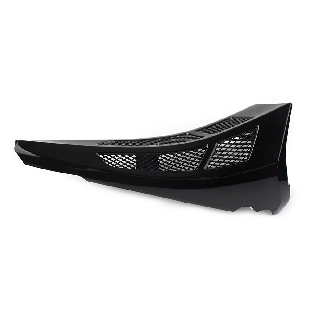 1* Black Stretched Tall Chin Spoiler Scoop For Harley Street Road Glide 14-22