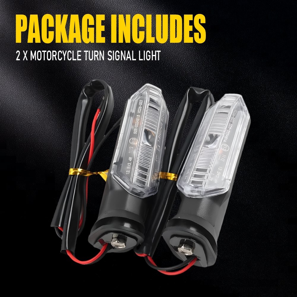 Rear LED Turn Signal Lights for HONDA Rebel 500 CMX500 300 CRF250L CRF300L RALLY
