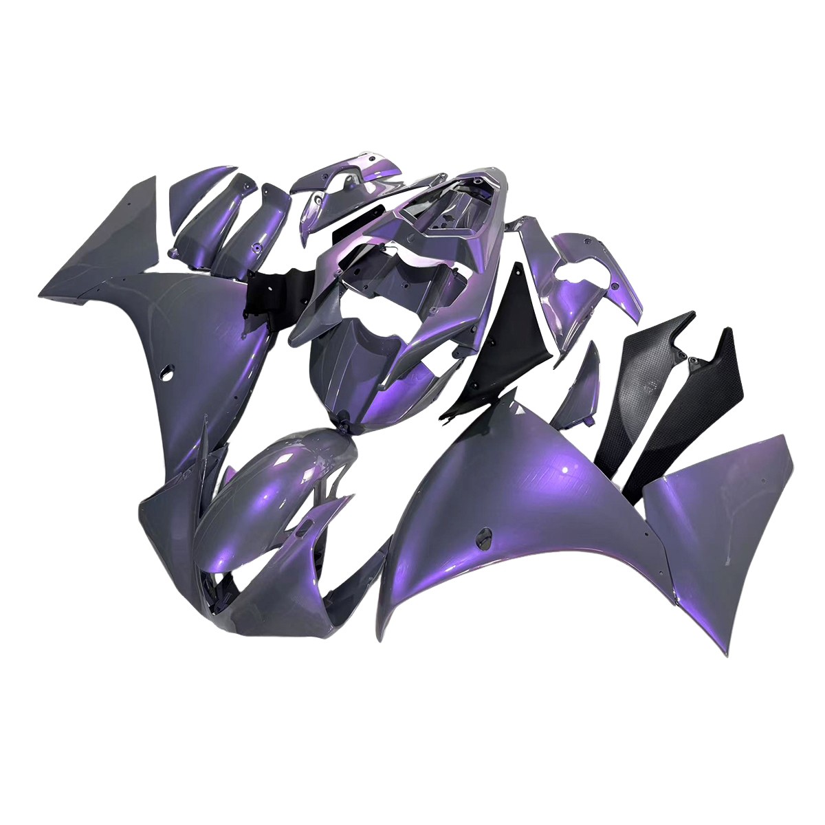 ABS Fairing Kit For Yamaha YZF1000 R1 2009 – 2011 Bodywork Chameleon Gray Purple
