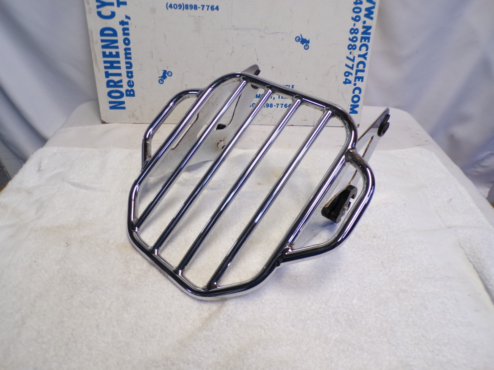 09-24 Harley Road King FLHR Touring Detachable Two-Up Luggage Rack OEM 50300054B