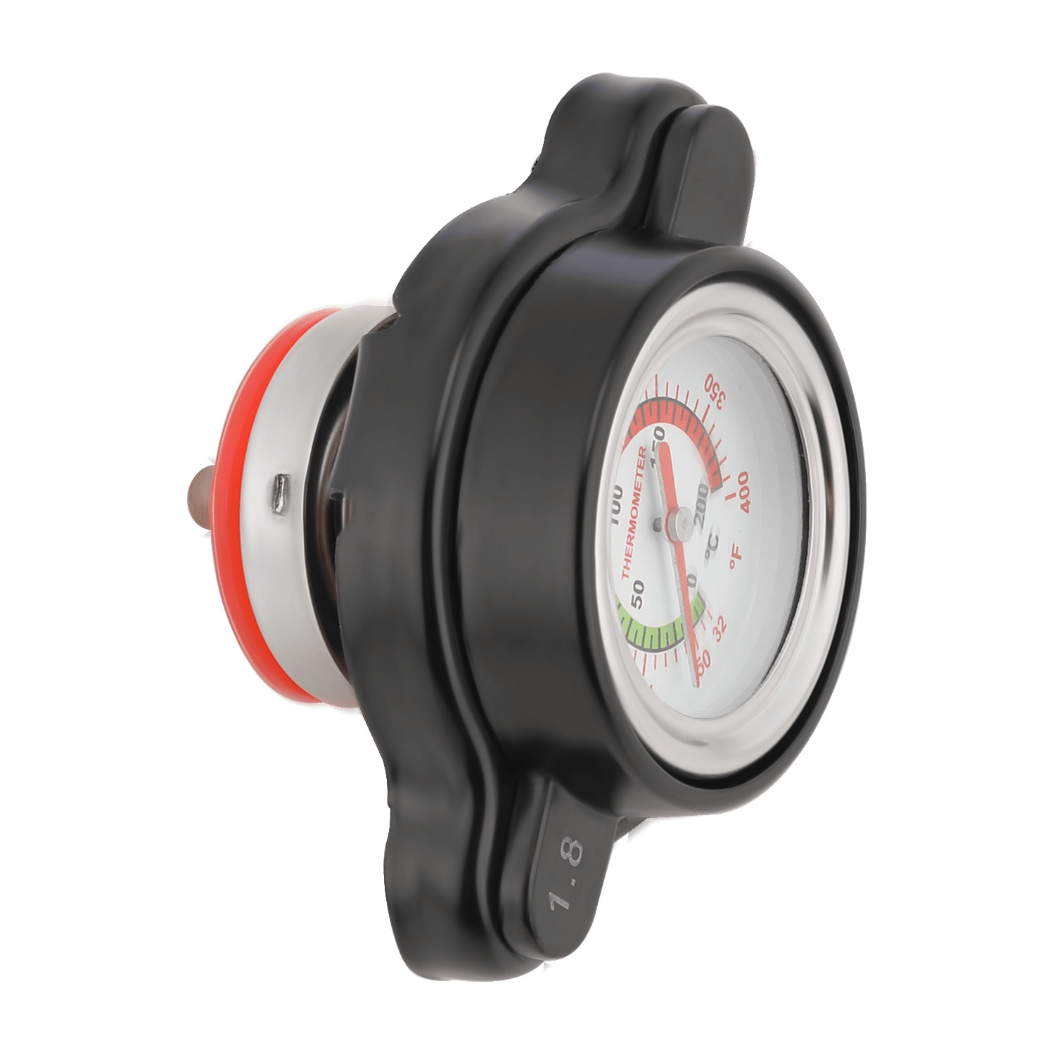 NEW High Pressure Radiator Cap w/ Temperature Gauge 1.8 Bar Radiator Cap 25.6Psi