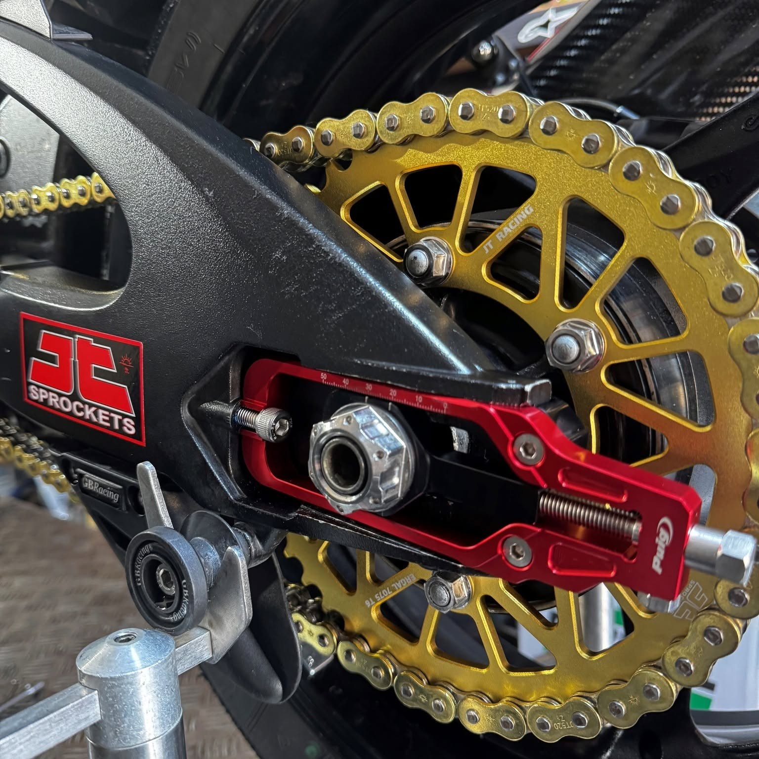 Honda CG 125 M 2001-2003 JT Black Rear Sprocket 42T 428 JTR269.42