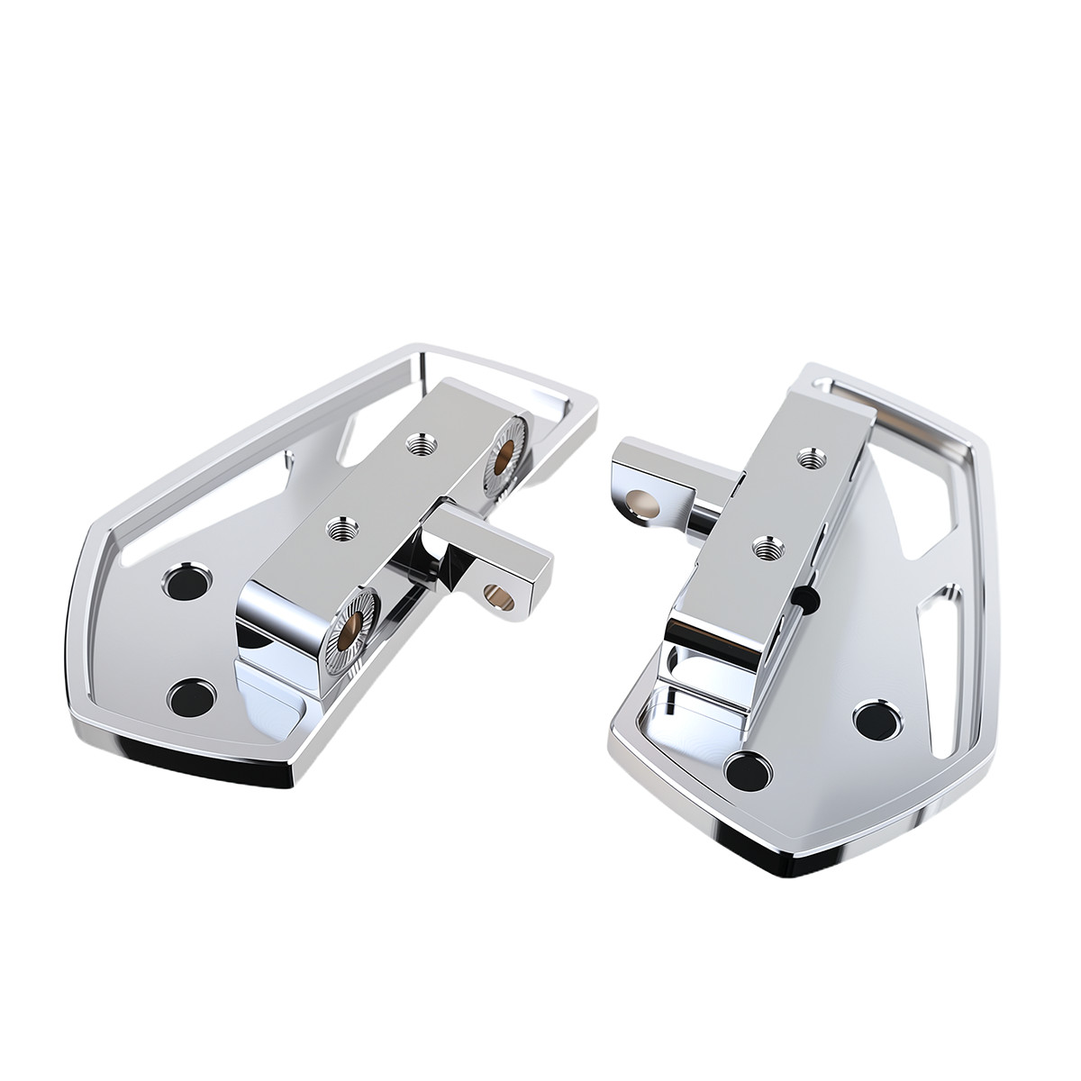 US Chrome Phantom Floorboards Footpegs Shifter Peg Pedal For Harley Touring