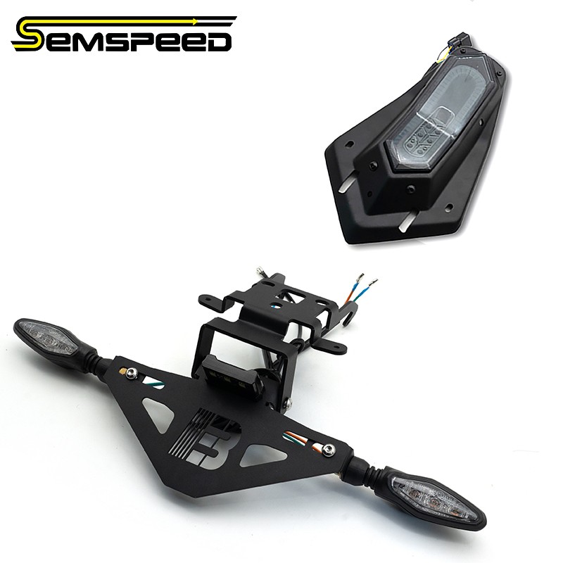 License Plate Holder With Tail Light Brake Lamp For CF-MOTO 675SS 675SR-R 675NK