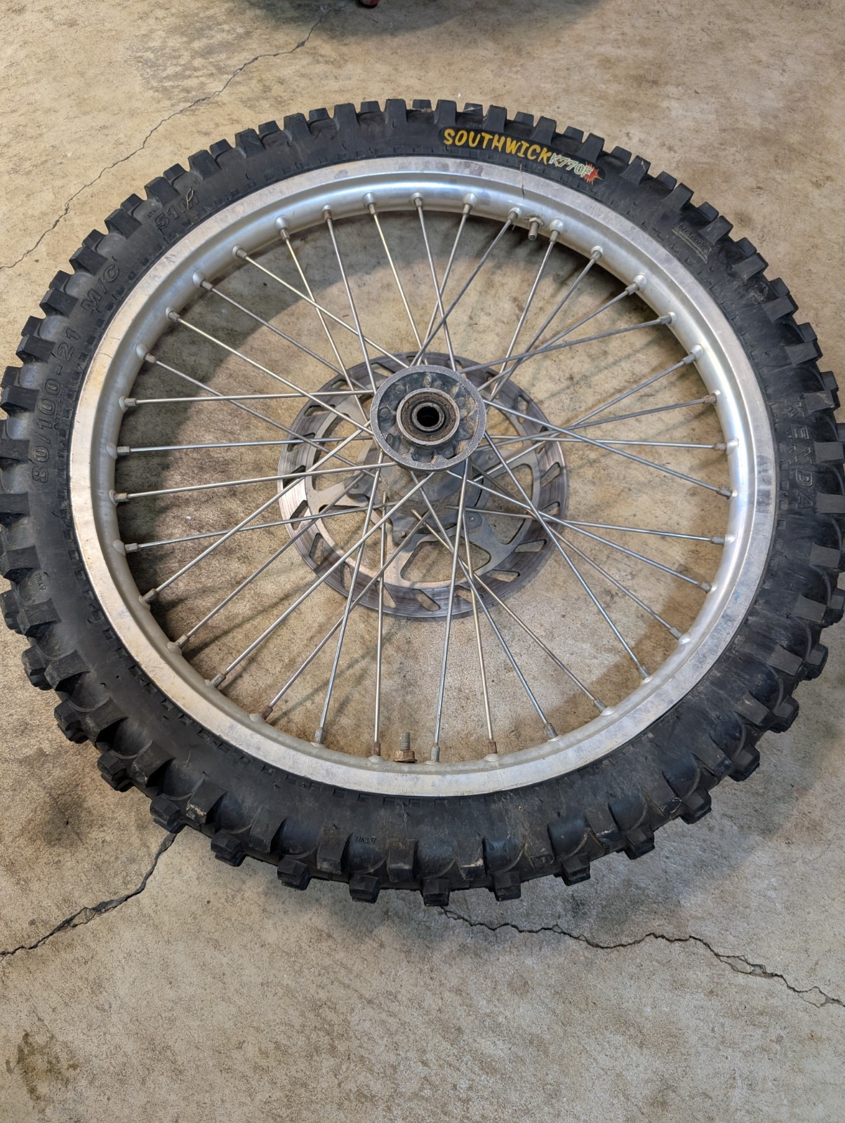 2000 GasGas EC250 Front Wheel Assembly 80/100-21