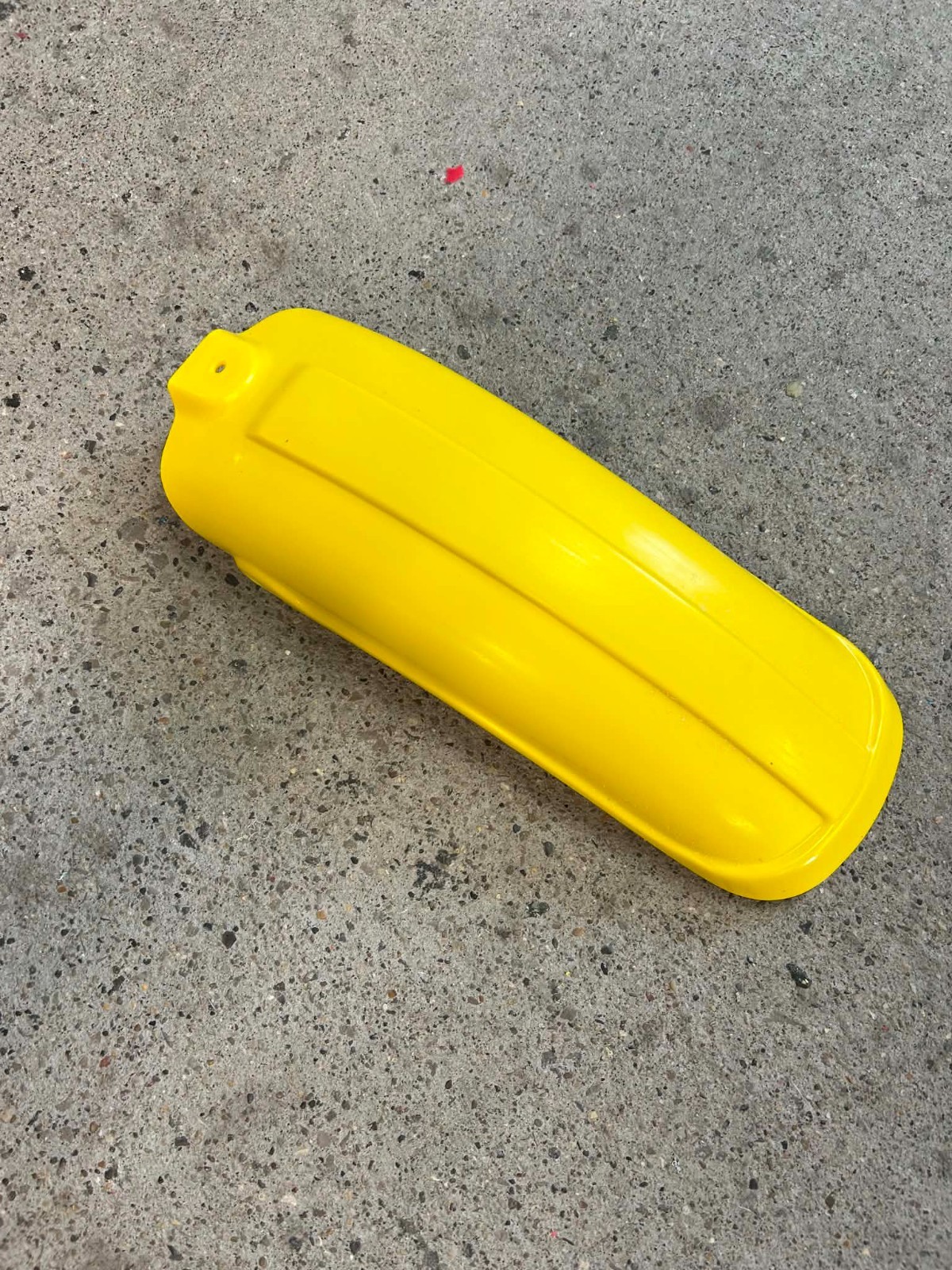 1977 1978 1979 Yamaha YZ 125 YZ125 Rear Fender Mud Guard Blem 2nd Yellow