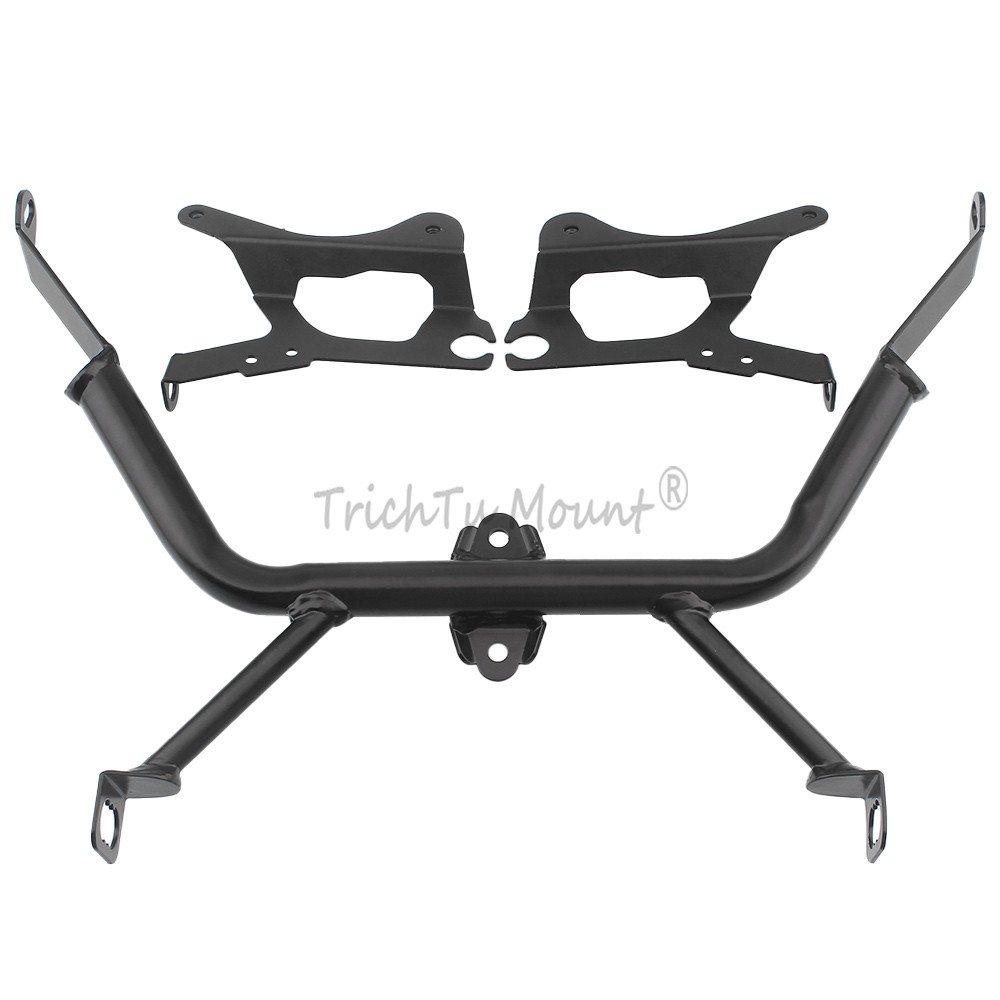 Black Side Fairing Panel +Metal Bracket For Harley Road Glide CVO Limited 23-Up