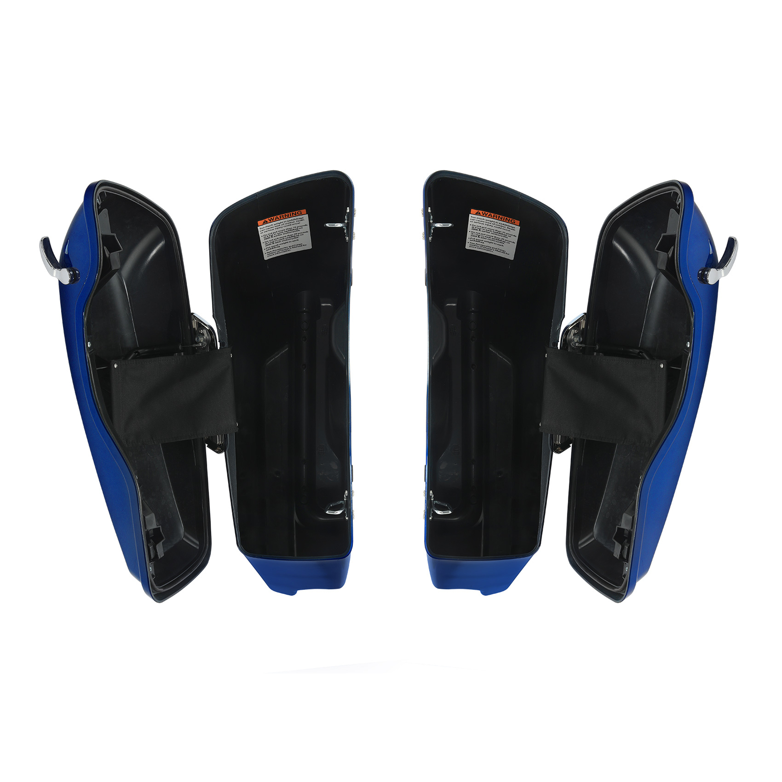 5″ Stretched Saddlebags Fit For Harley Touring Road Glide 2014-up Superior Blue