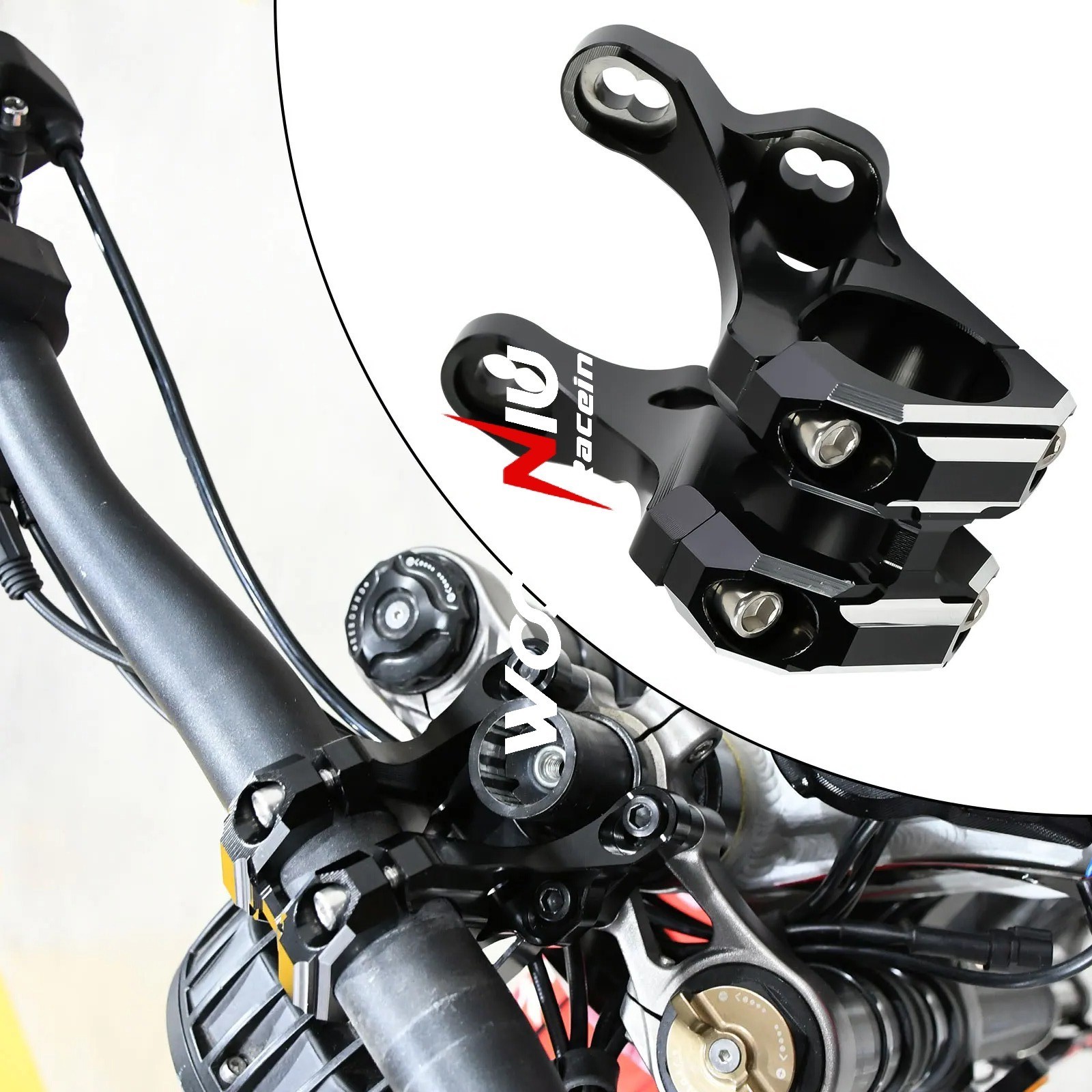 CNC Aluminum Alloy Steering Stem Front Handlebar Bracket for Surron Light Bee X