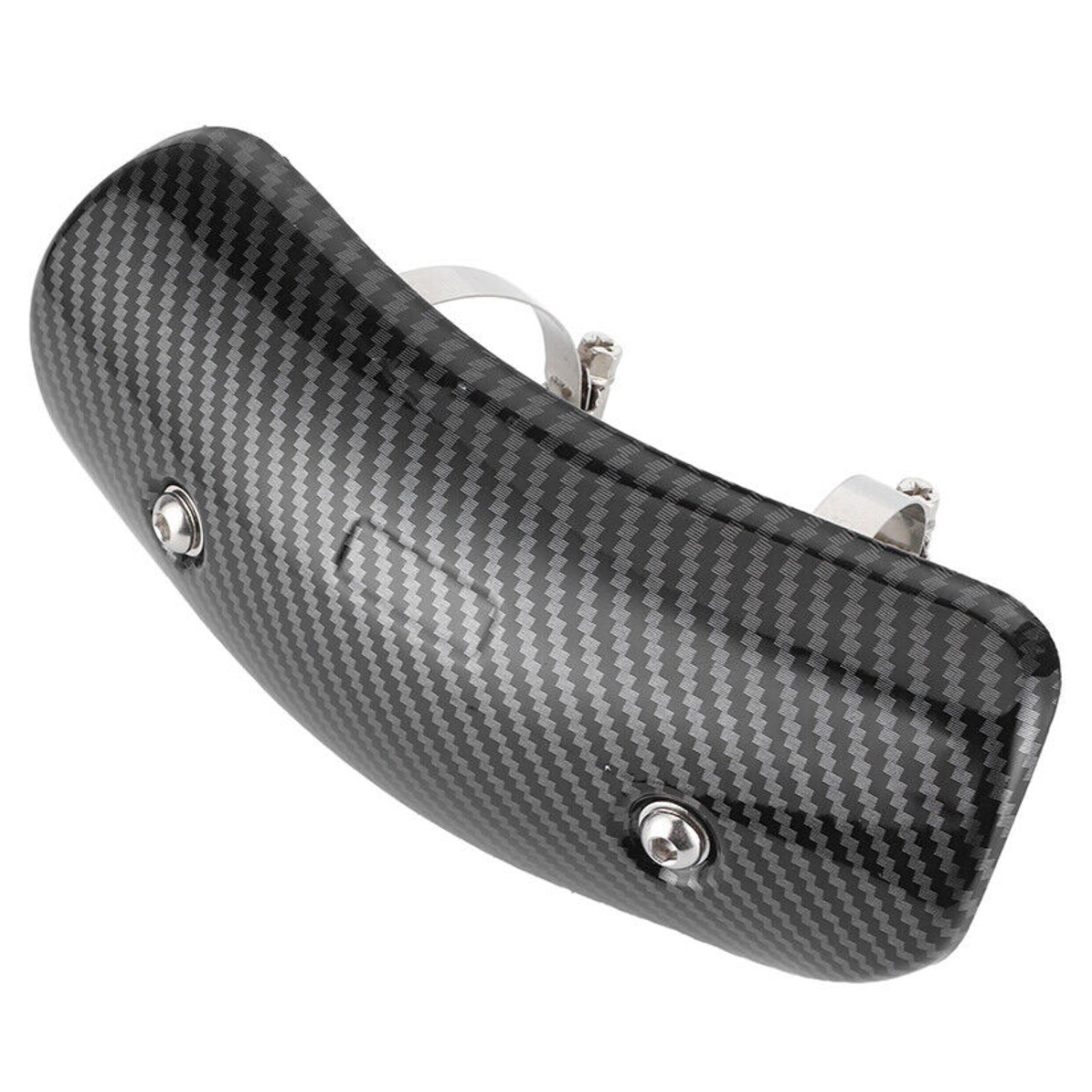 Carbon Fiber Motorcycle Exhaust Pipe Heat Shield Cover Guard Protector Motocross