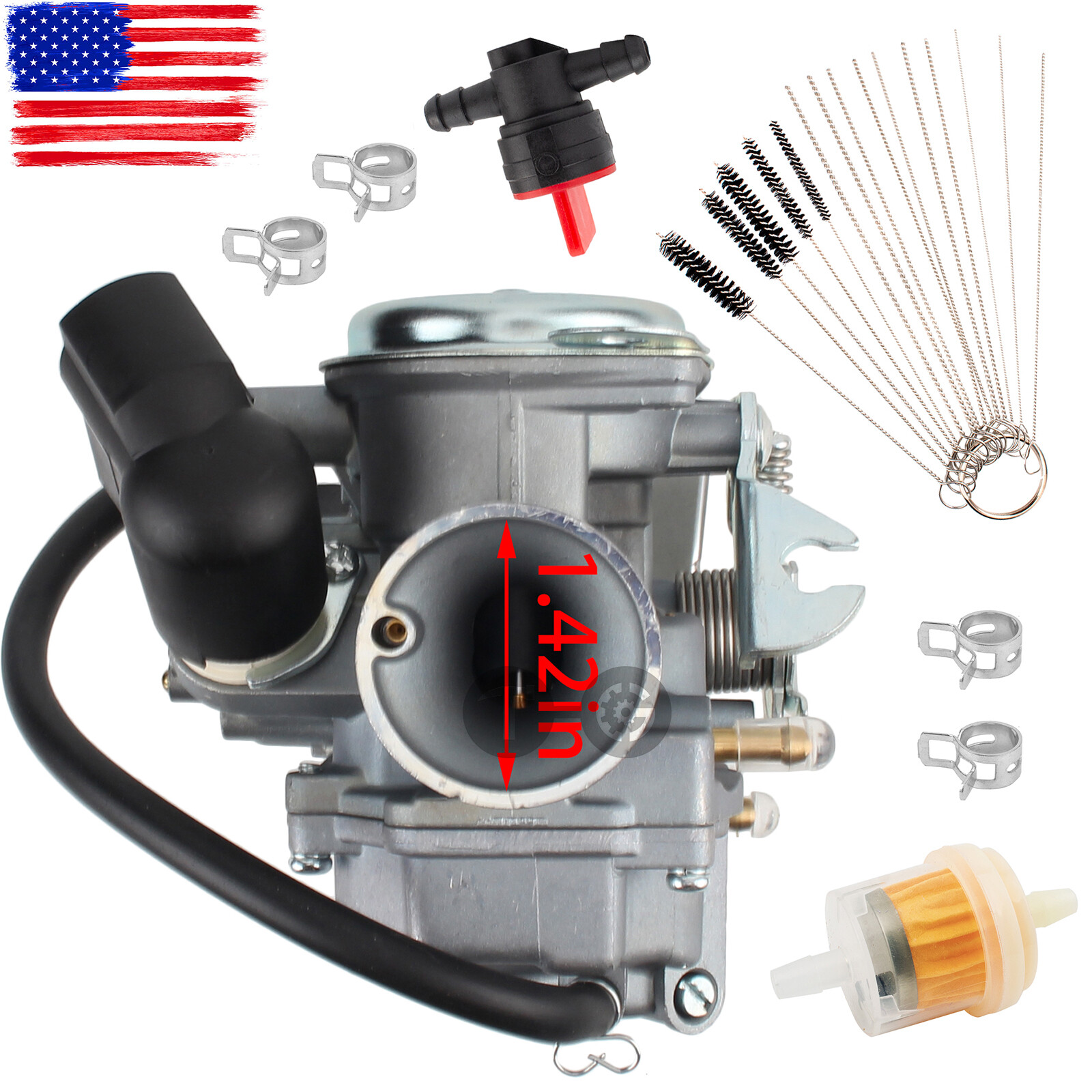 16100-GEZ-673 CARBURETOR FOR HONDA METROPOLITAN 50 CHF50 2002-2009 CARB