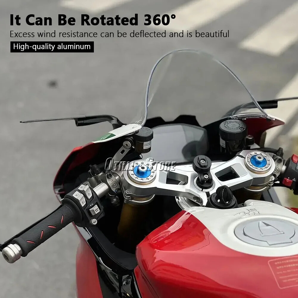 Stealth Mirrors w/ LED Turn Signal For Ducati Panigale V2 Panigale V4 2020-2024
