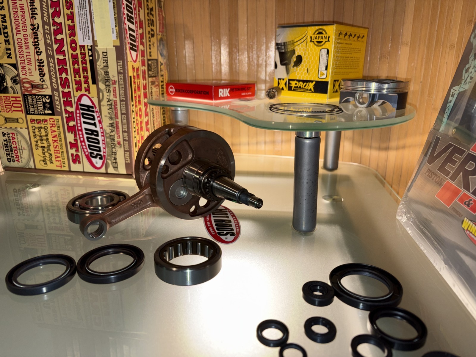 2004-2005 HONDA CRF250R CRF 250R ENGINE REBUILD KIT / CRANKSHAFT+PISTON+GASKETS