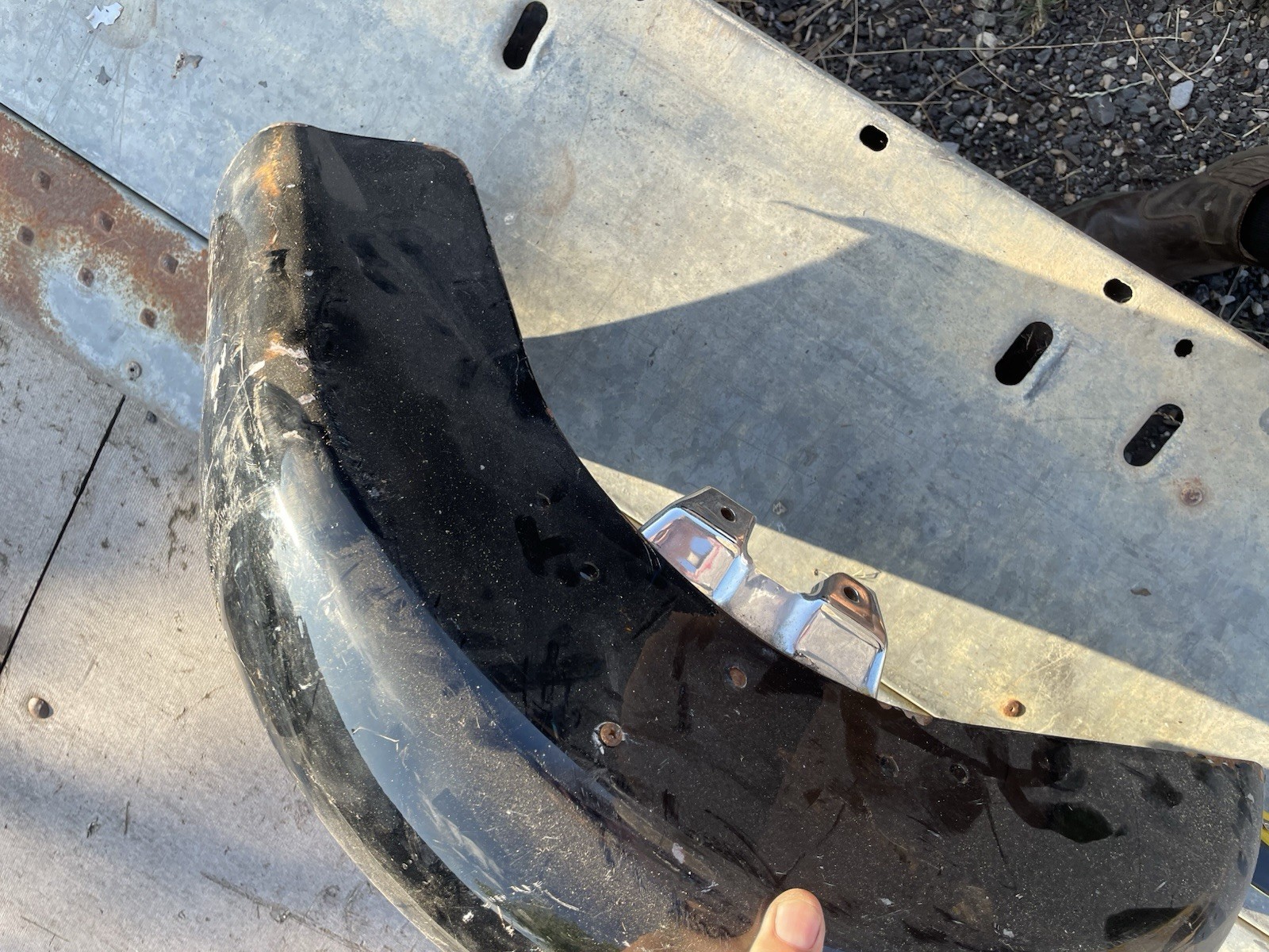 Harley Davidson Big Twin Front Mudguard FL FLH Etc Original As Shown