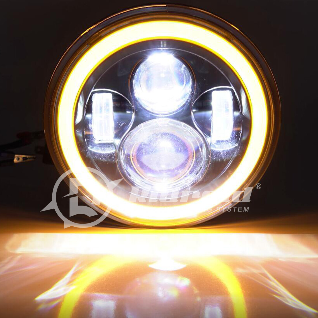 7”inch LED Headlight high lo for Yamaha V-Star XVS 650 950 1100 Classic Stryker