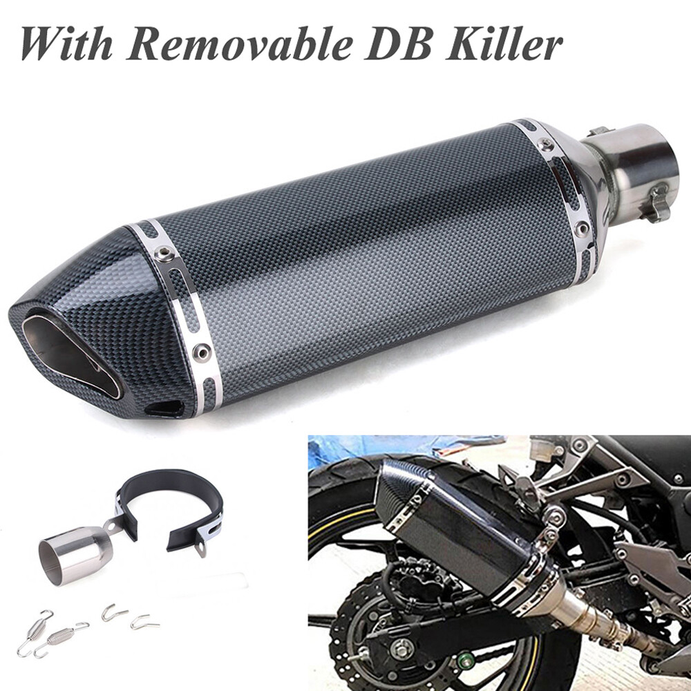 Slip-on Motorcycle 51mm Exhaust Muffler Tail Pipe DB Killer For GSXR750 YZF R6