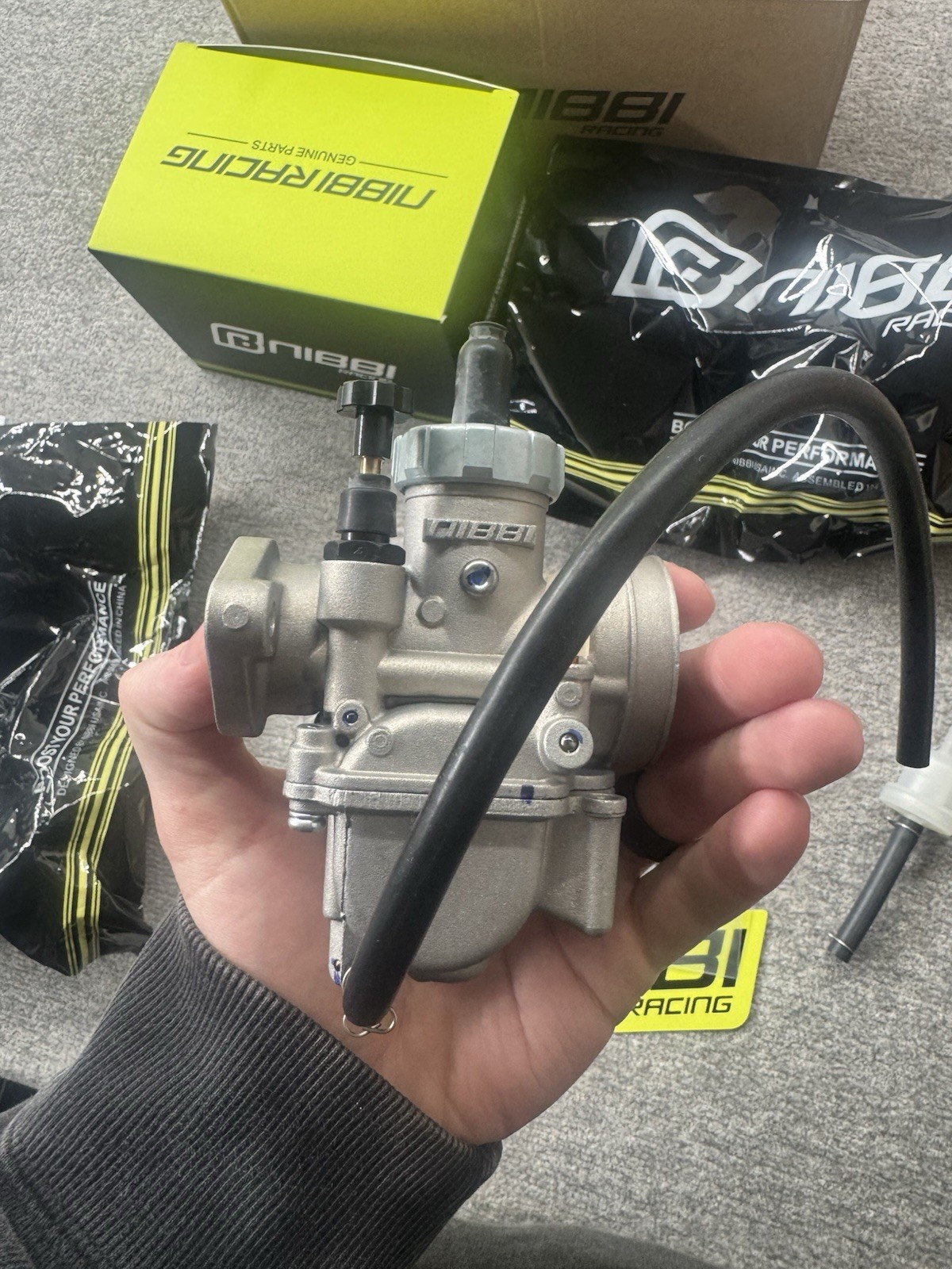 NIBBI 19mm Carburetor For Kayo Fox 70 Bull Predator 125 125cc 70cc 90cc ATV Quad