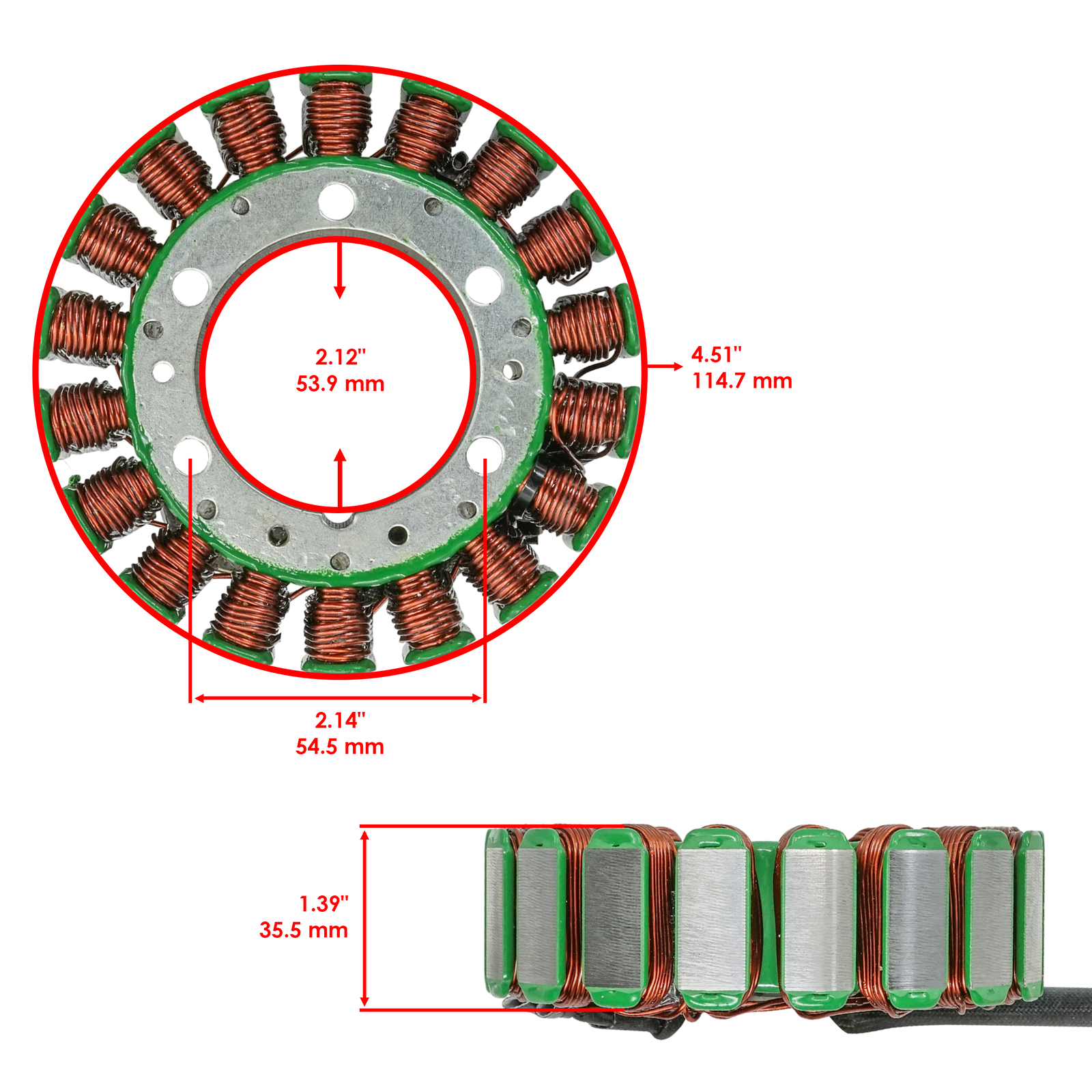 Stator & Regulator Rectifier for Honda VT1100C2 Shadow Sabre 1100 2000-2007