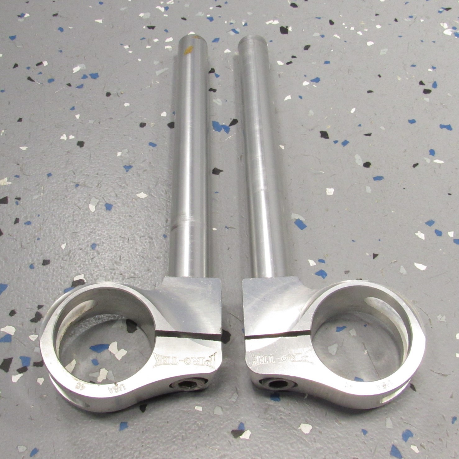 PRO-TEK 45mm Clip-On Handlebar Set / L&R Handle Bar 96-03 GSXR600 93-99 CBR900RR