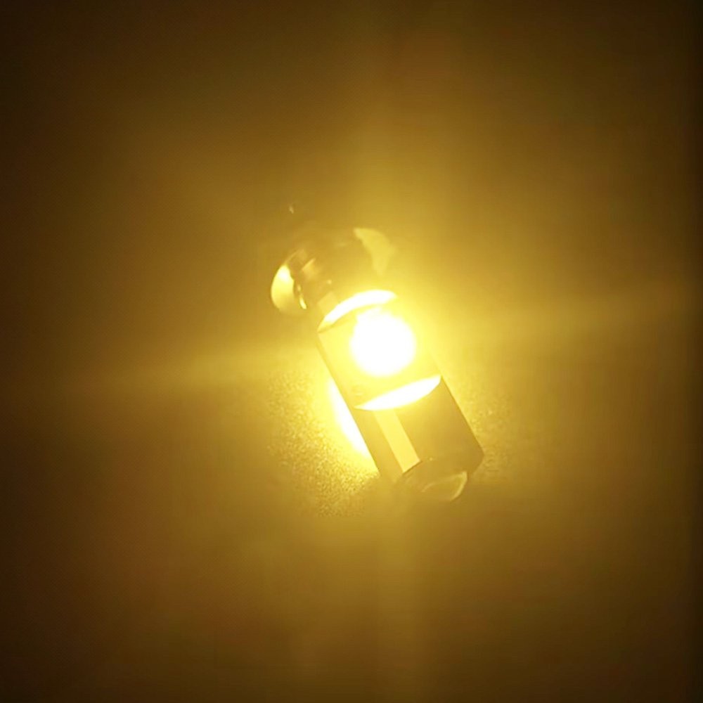 AUXITO LED Driving Headlight AC/DC T19 Motorcycles ATV Cool White +ellow Dual Y