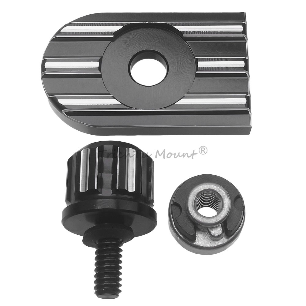 Rear Fender Seat Screw Bolt Seat Nut Tab Kit Cover For Harley XL Touring Softail